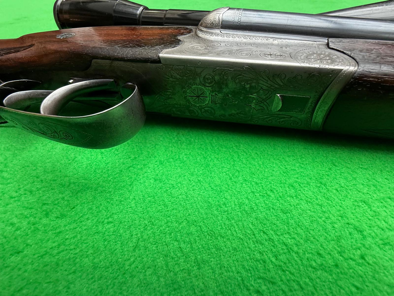 Drilling Mod. 32 7x65R / 16/70 & .22 Hornet Einstecklauf