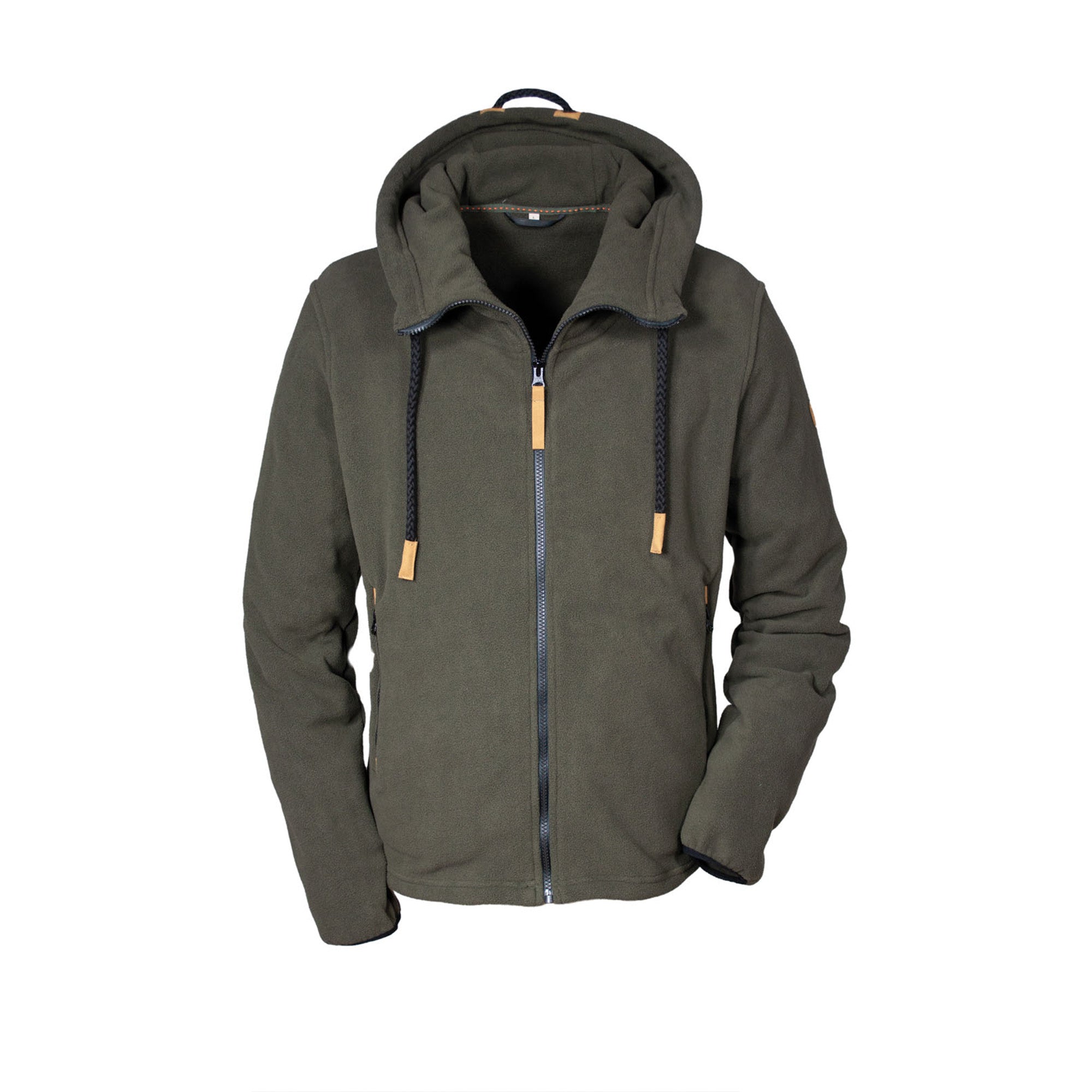 Fleecejacke mit Kapuze