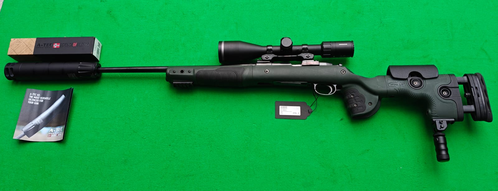 M98 7x64 inkl. Zielfernrohr & Schalldämpfer