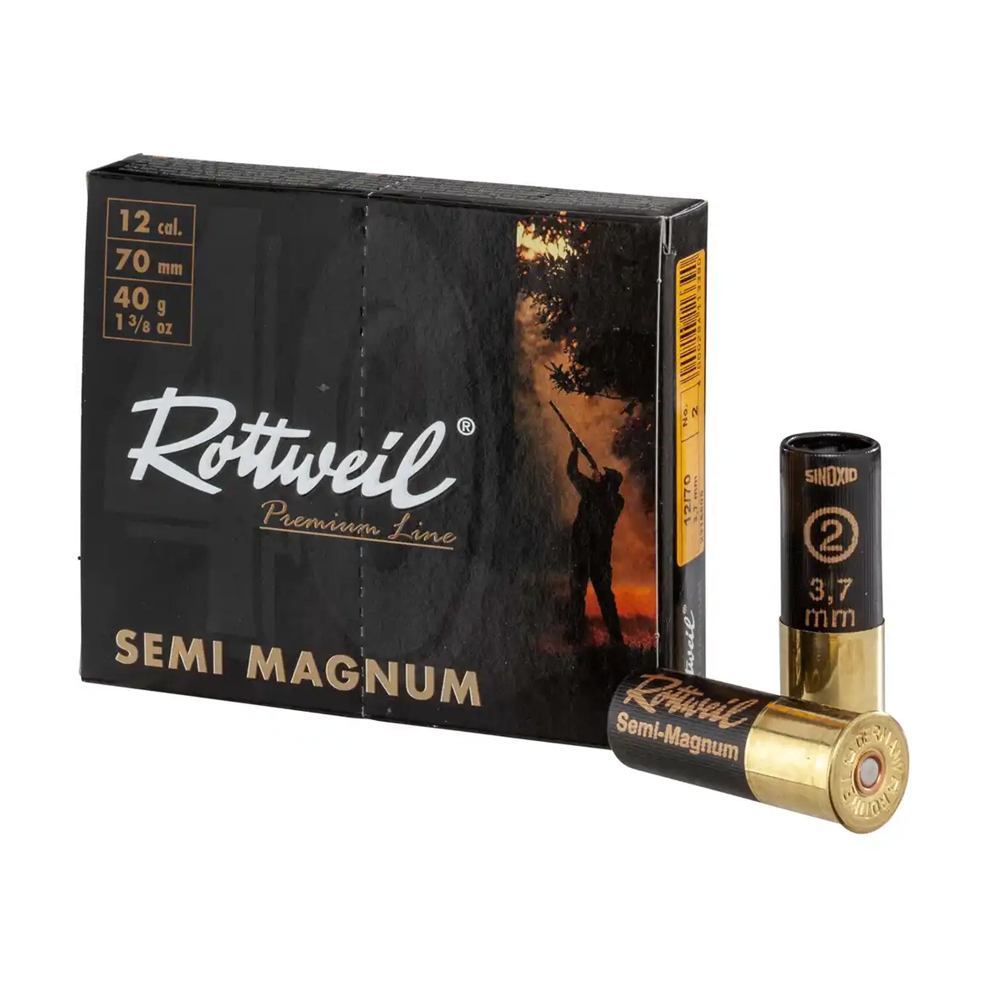 12/70 Semi-Magnum 3,7mm 40g Schrotpatronen