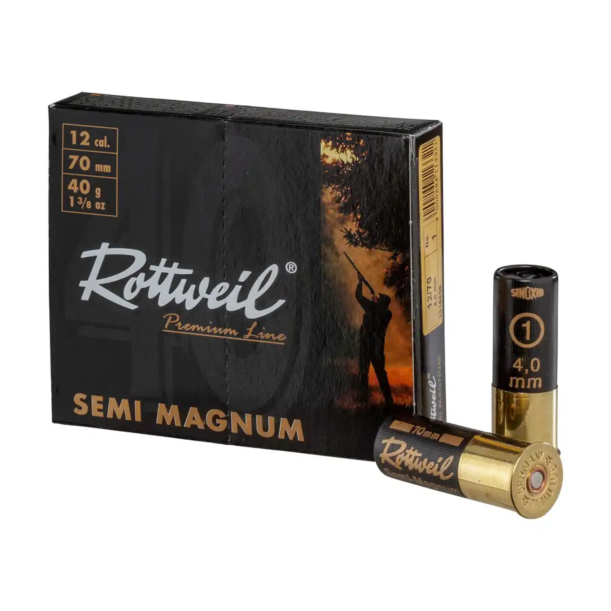 12/70 Semi-Magnum 4,0mm 40g Schrotpatronen