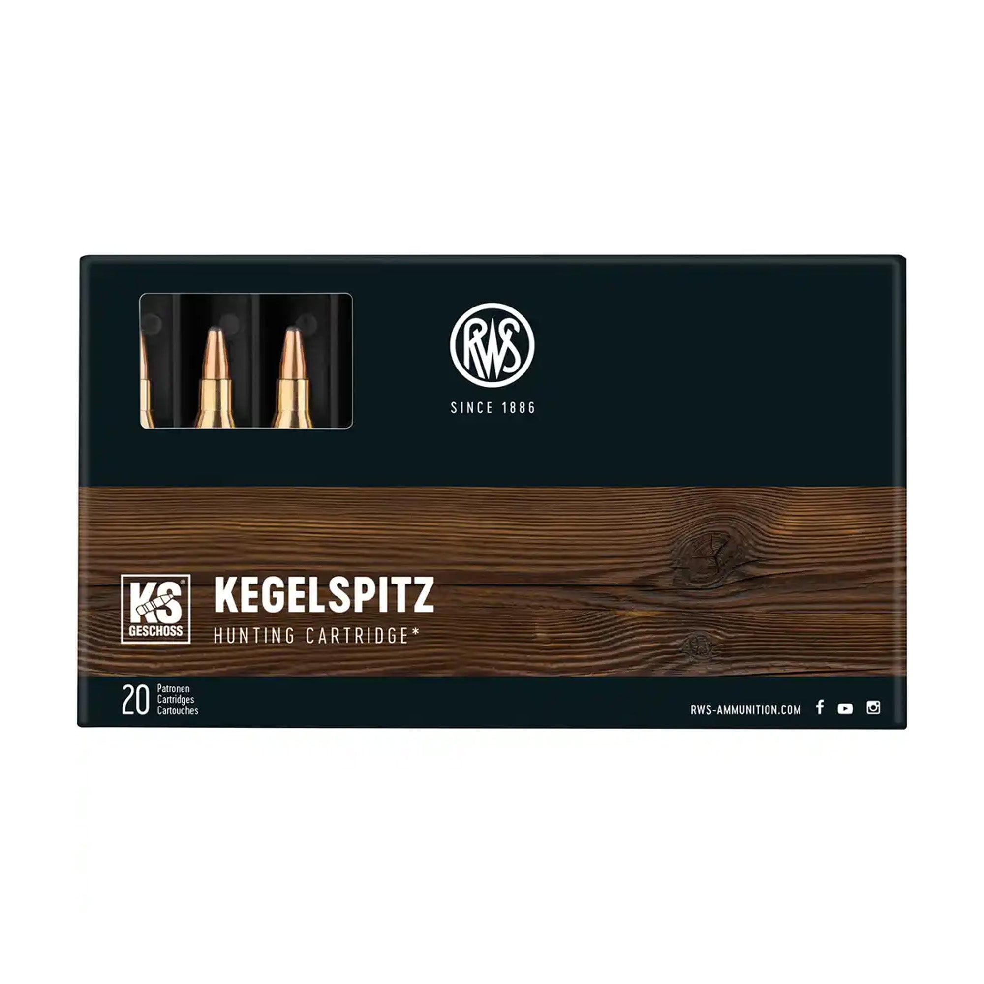 5,6x57 Kegelspitz 4,8g/74grs. Kugelpatronen