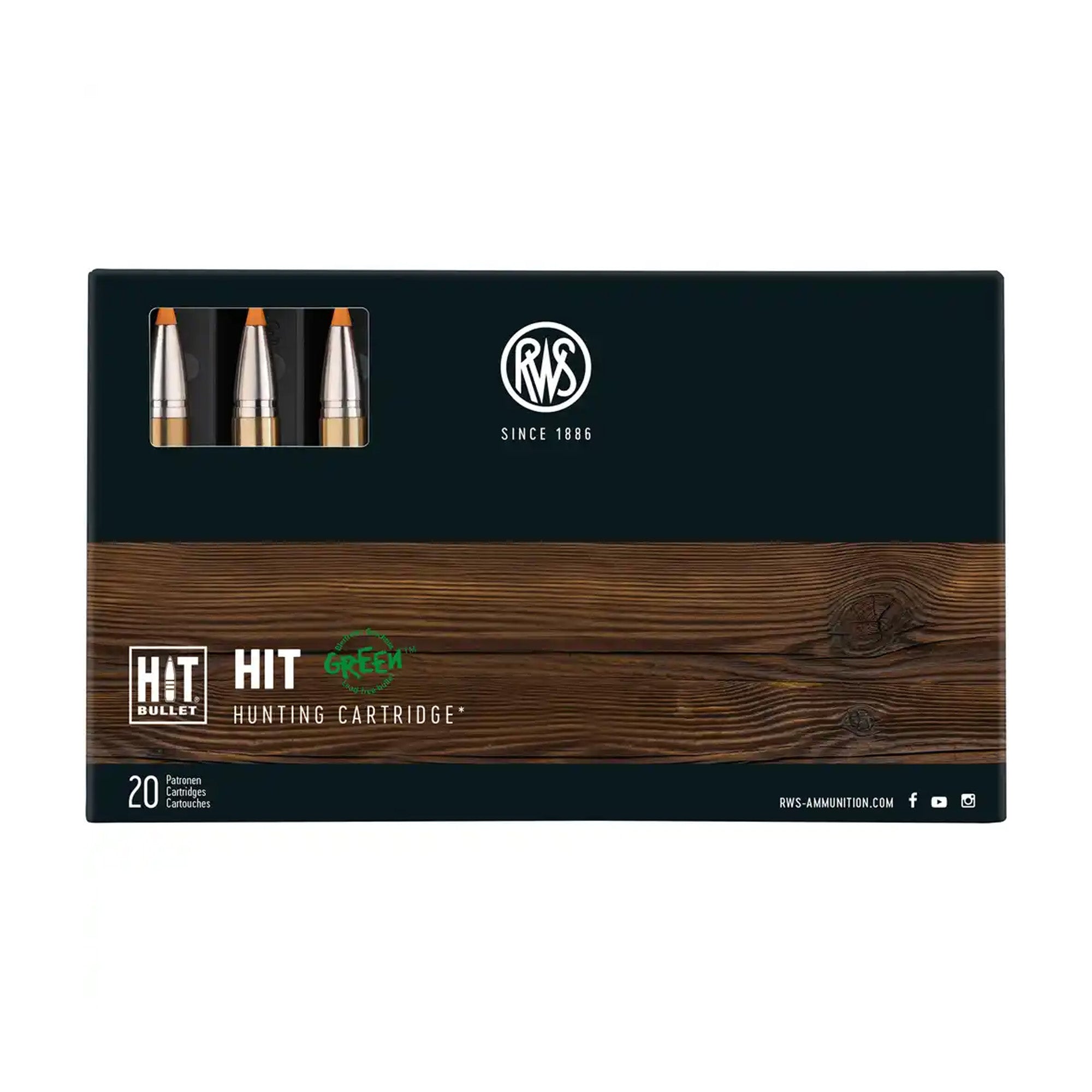 .30-06 Spr. HIT 10,7g/165grs. Kugelpatronen