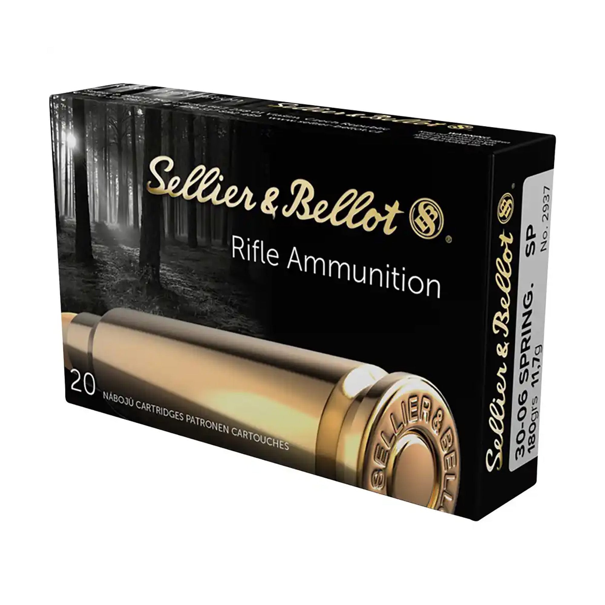 .30-06 Spr. Teilmantel-S 11,7g/180grs. Kugelpatronen