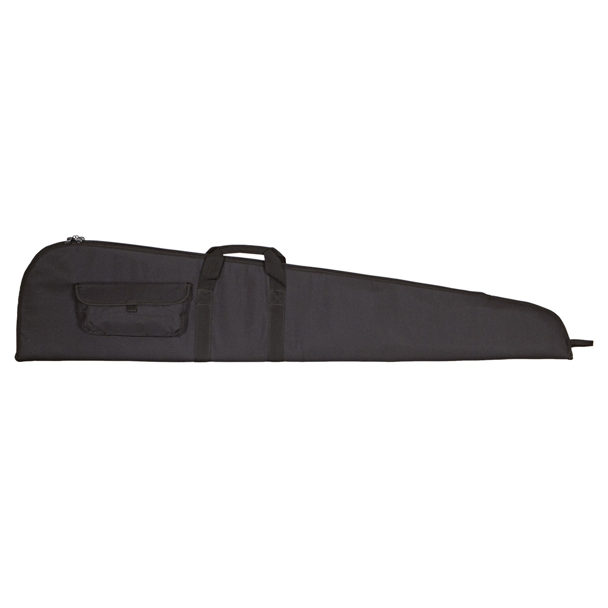 Gewehrfutteral mit Tasche in schwarz