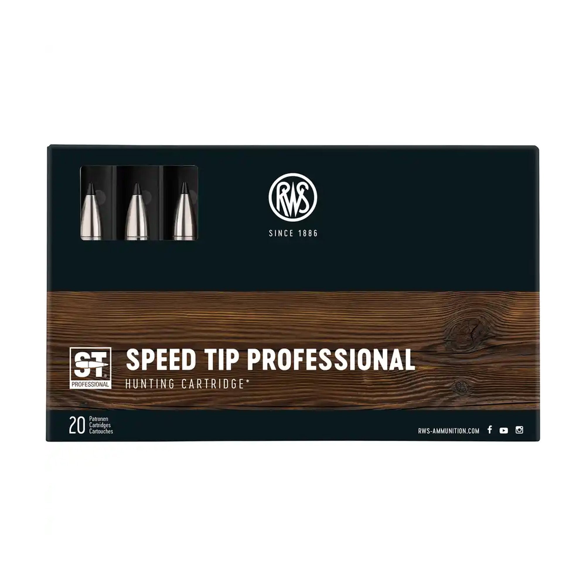 8x57 IS Speed Tip Professional 10,7g/180grs. Kugelpatronen