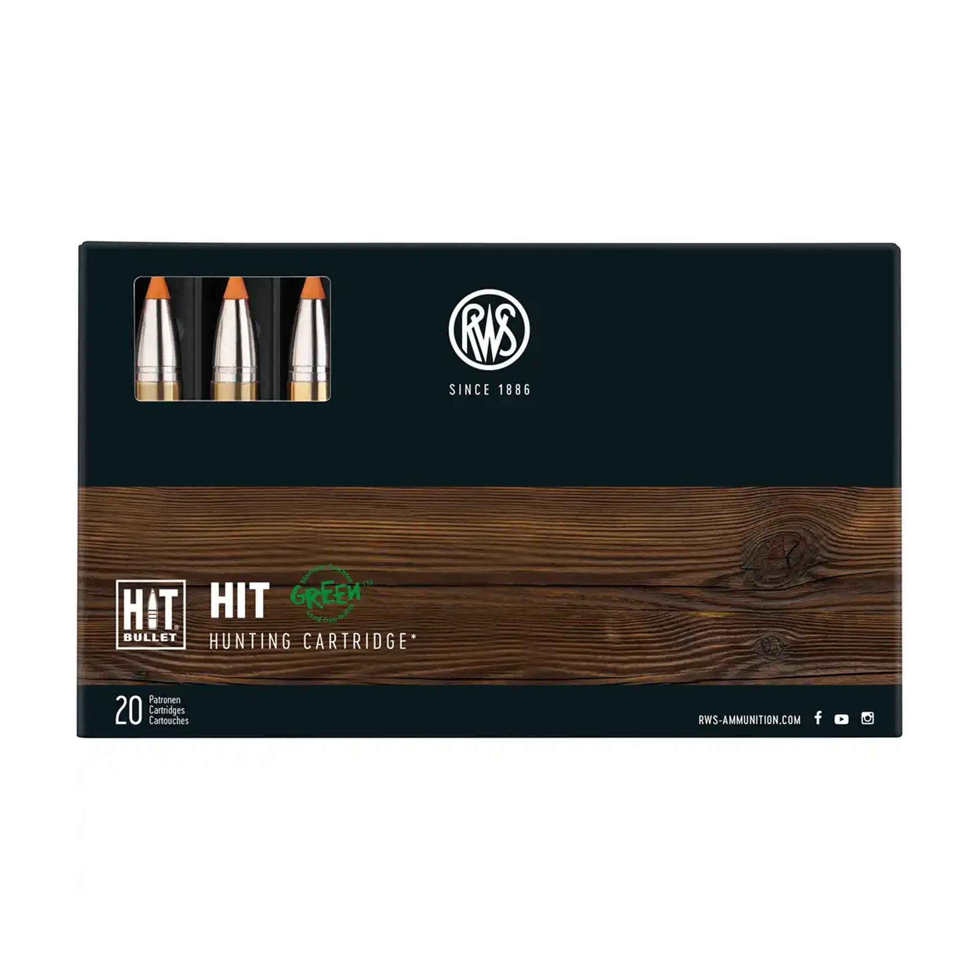 9,3x62 HIT 16,2g/250grs. Kugelpatronen