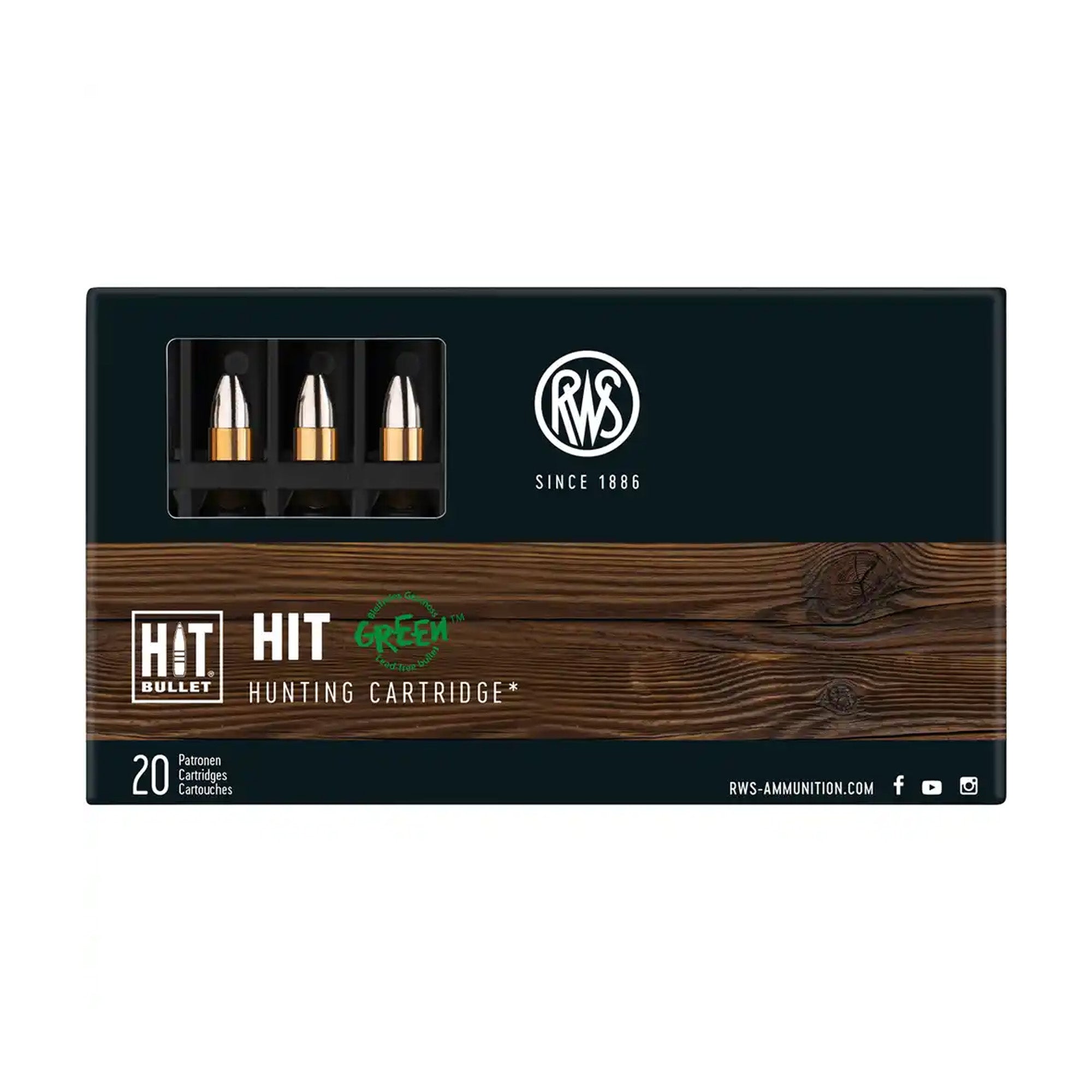 .222 Rem. HIT 2,6g./40grs. Kugelpatronen