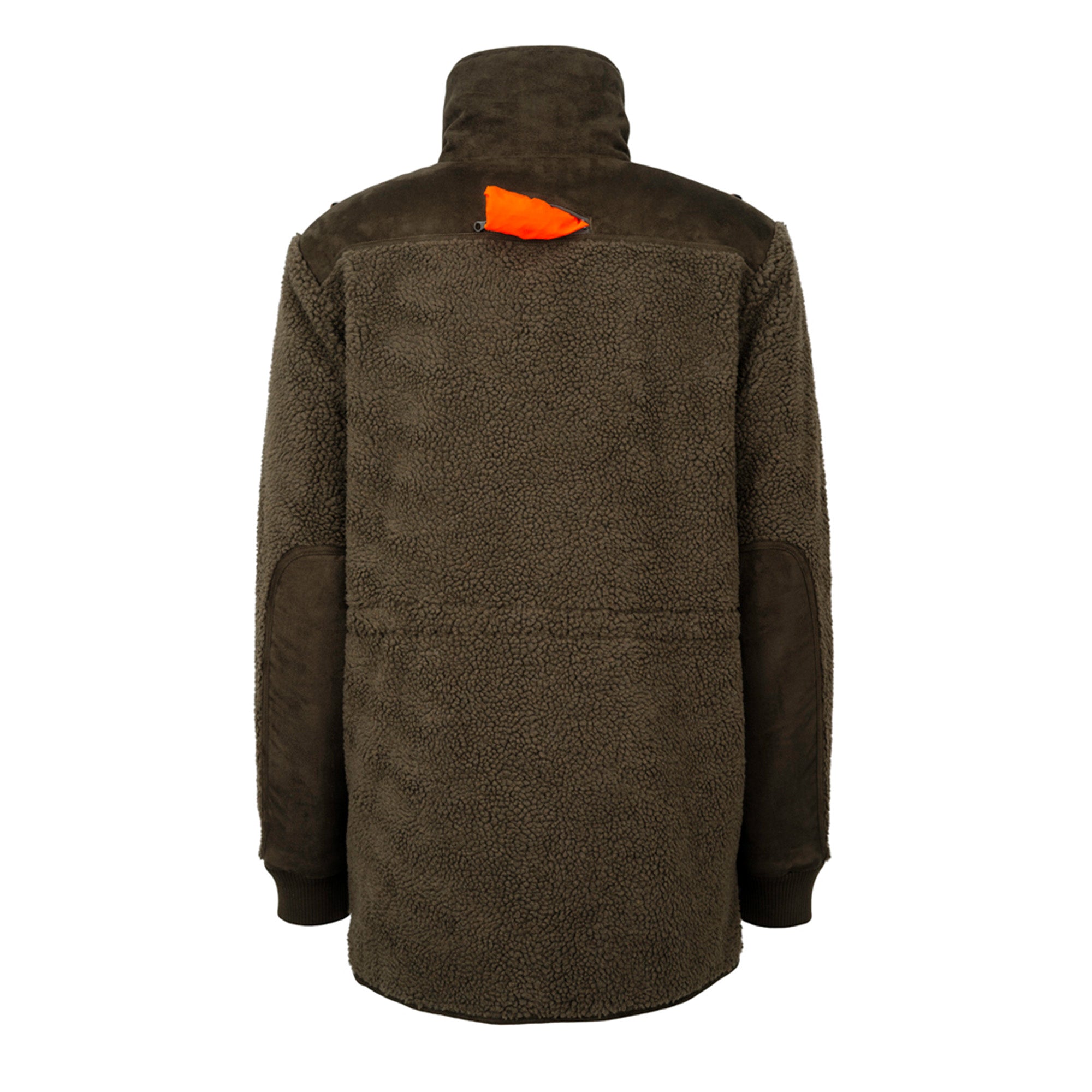 Faserpelzjacke mit abnehmbarem Signalband