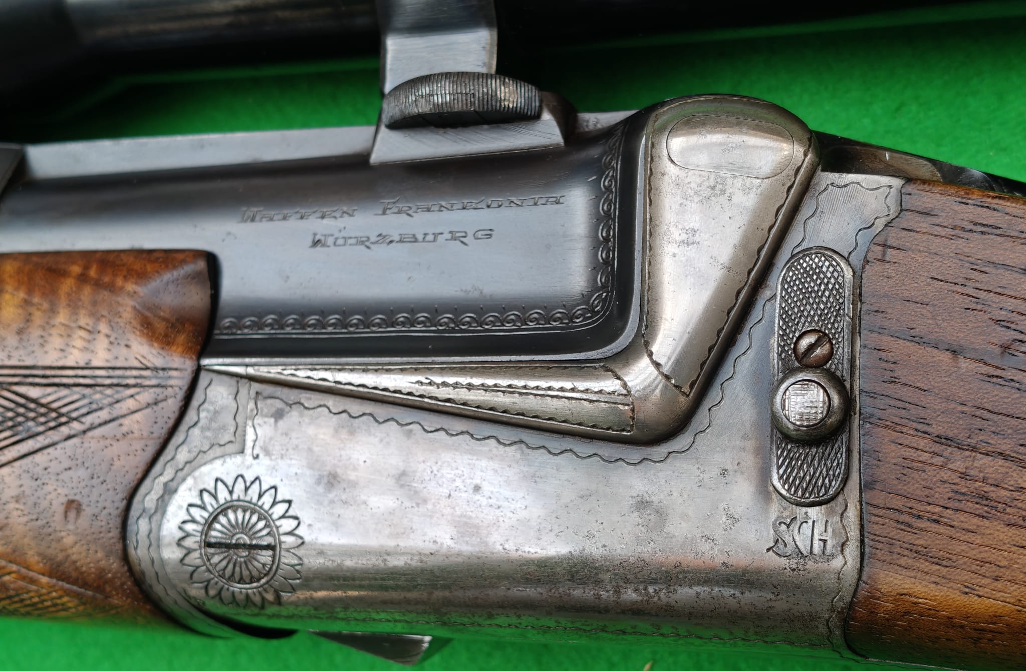 Bockbüchsflinte 5,6x52R & 16/70 mit Handspannung