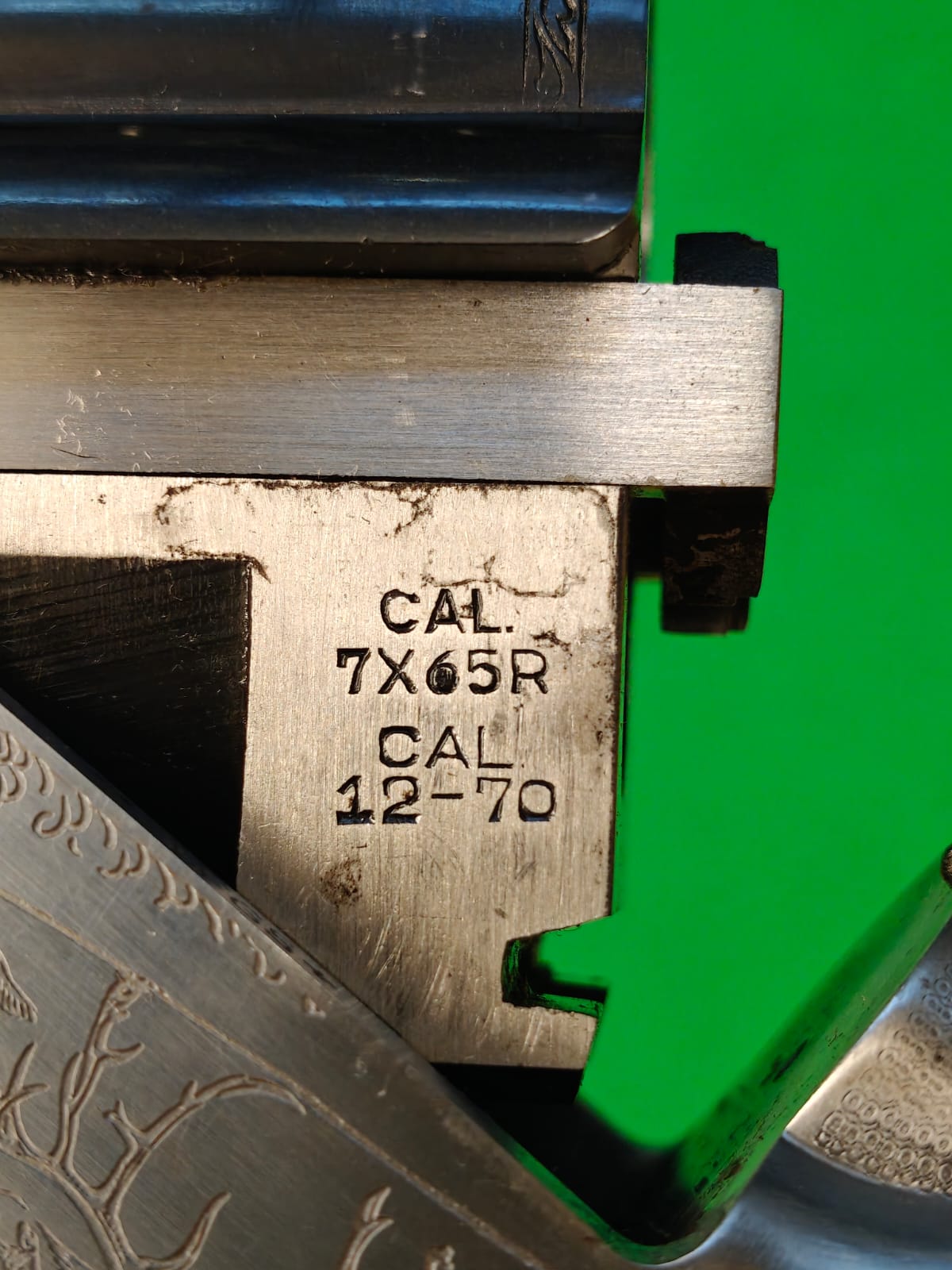 Bockbüchsflinte mit Zielfernrohr