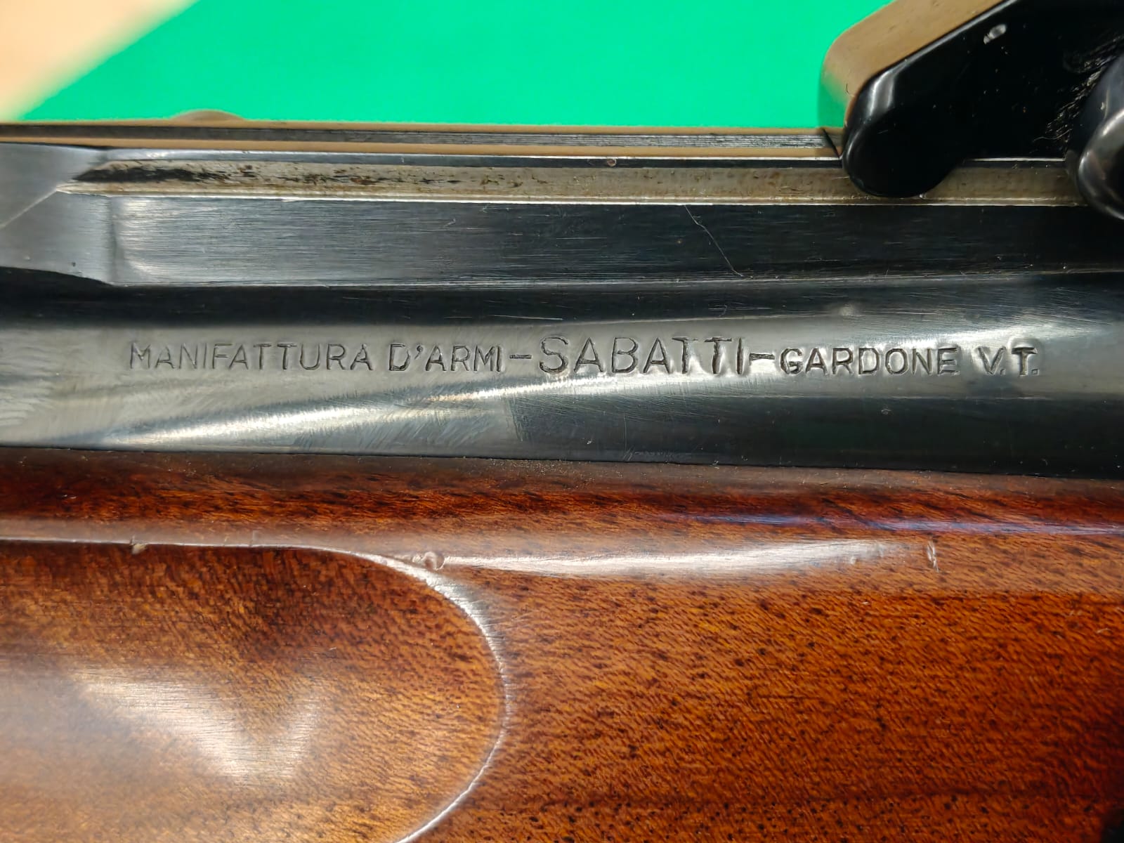 Bockbüchsflinte mit Zielfernrohr