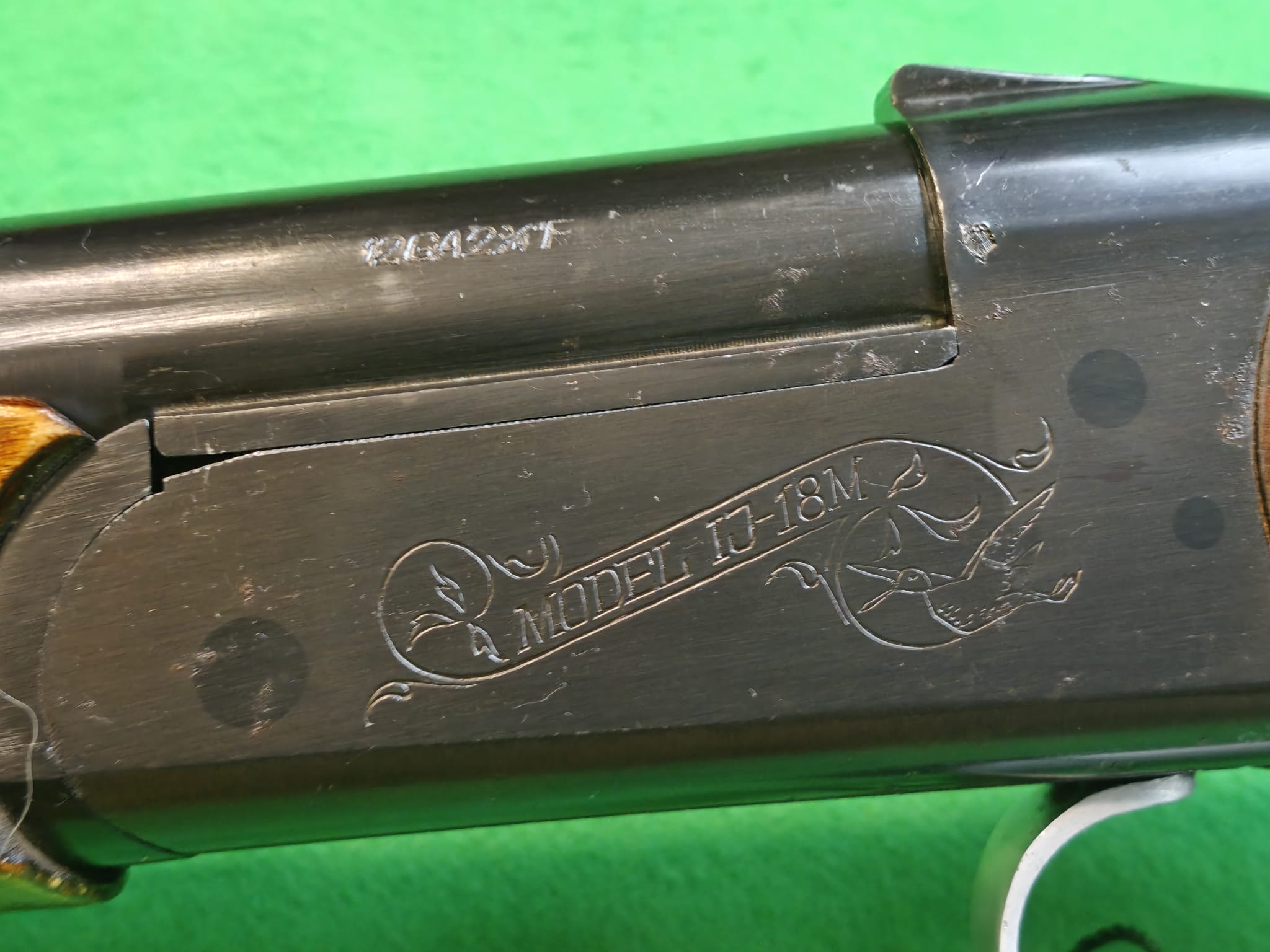 IJ17-M 12/70 Einzelladerflinte Handspanner