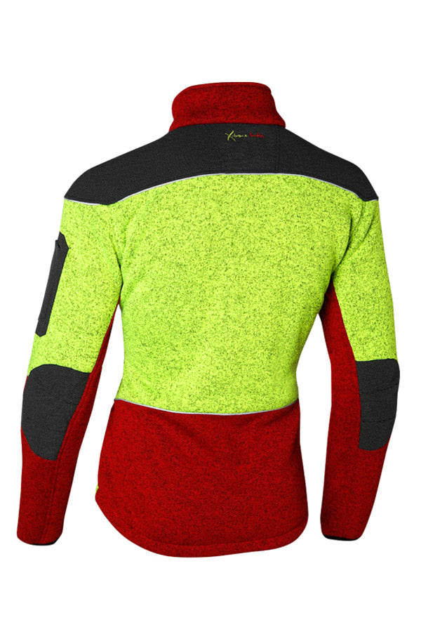 X-treme Arctic Faserstrickjacke rot/gelb