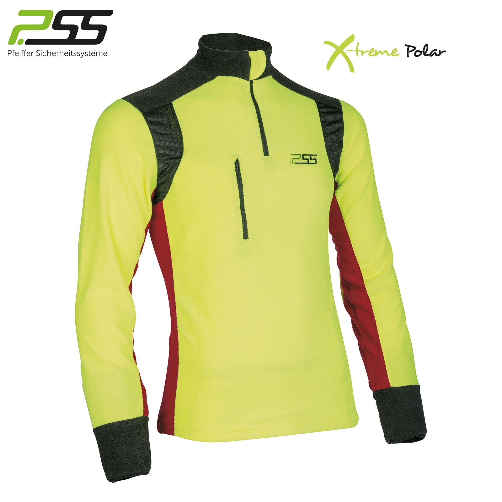 X-treme Polar Fleeceshirt gelb/rot