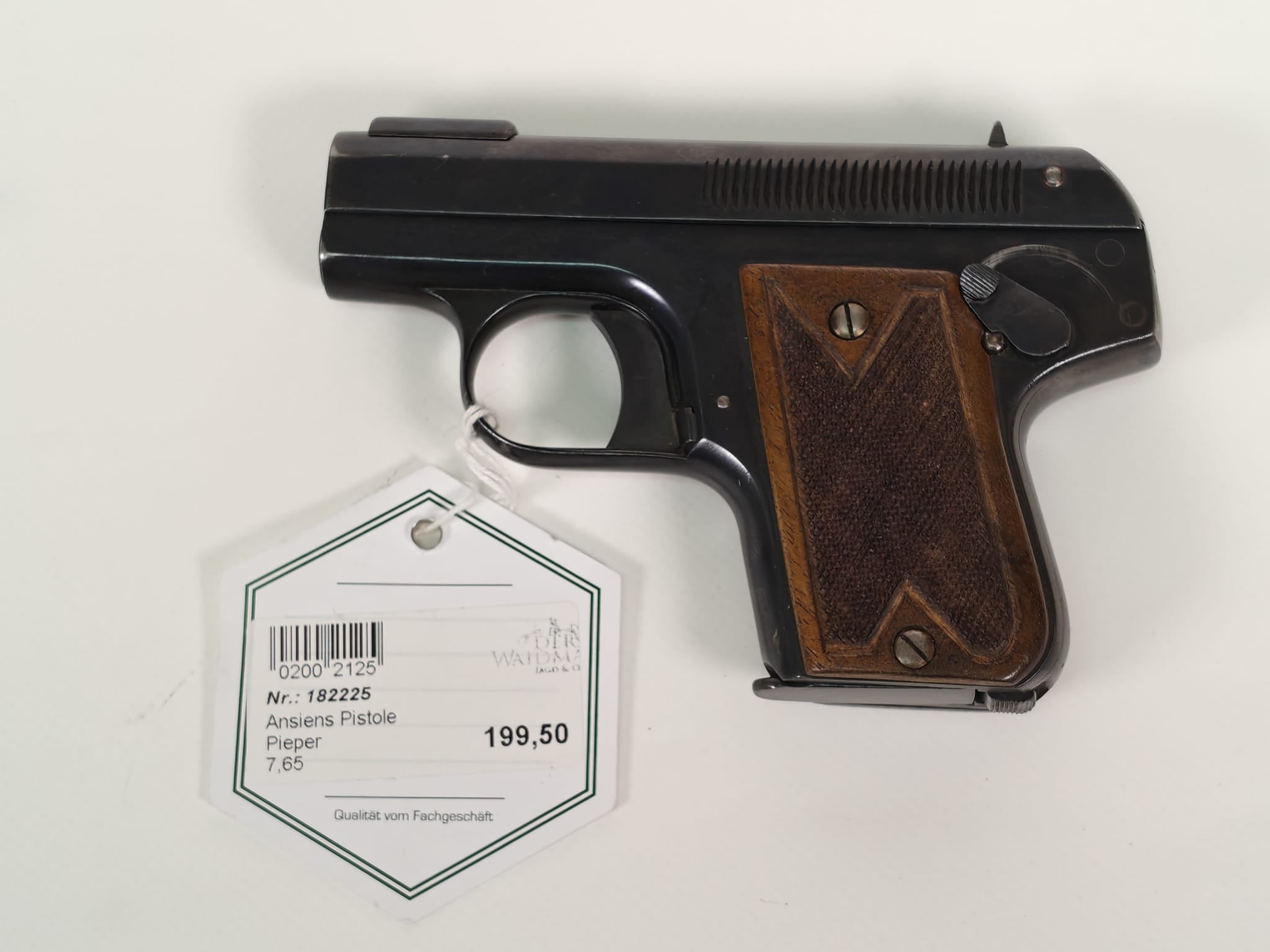 Ansiens Mod. Pieper 7,65mm Browning