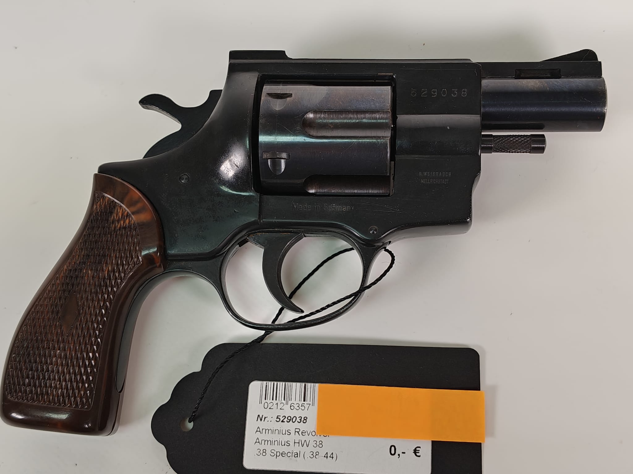 Arminius Mod. HW38 .38Special
