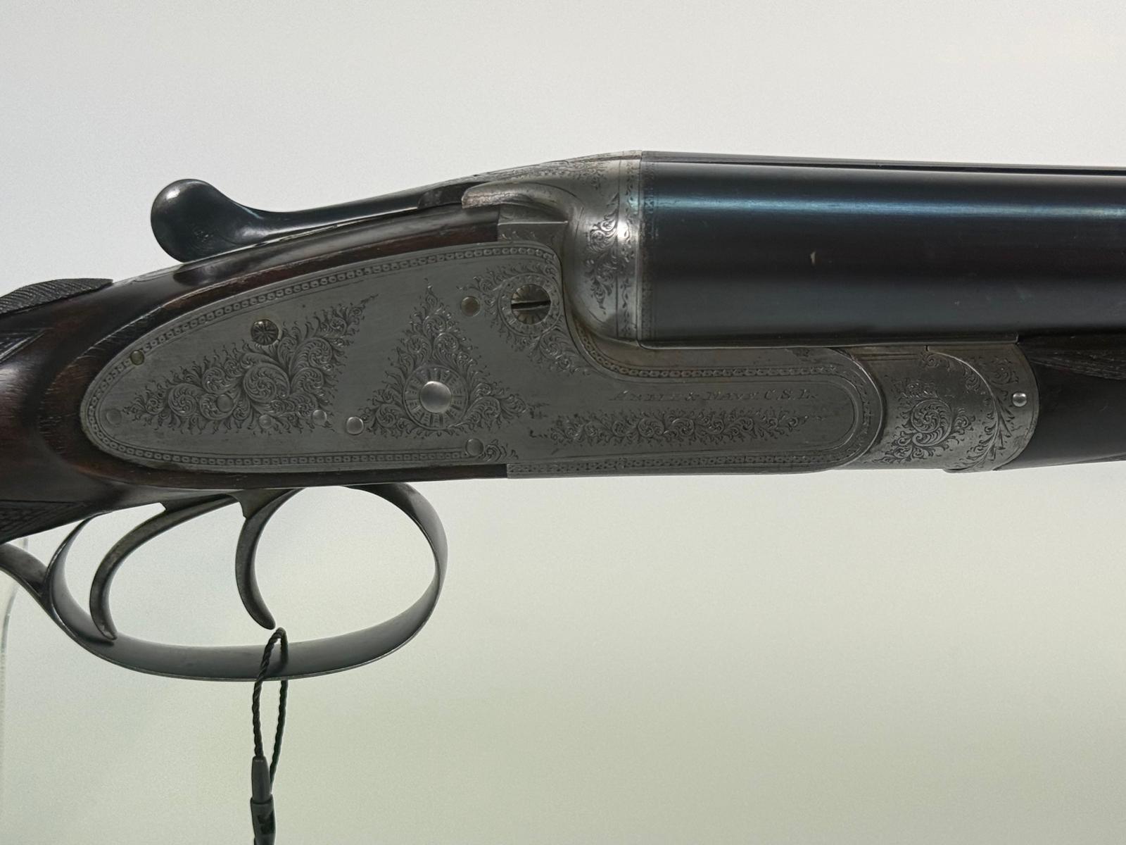 Army & Navy C.S.L. London Doppelflinte 16/65 mit Ejektoren und automatischer Sicherung - Rarität