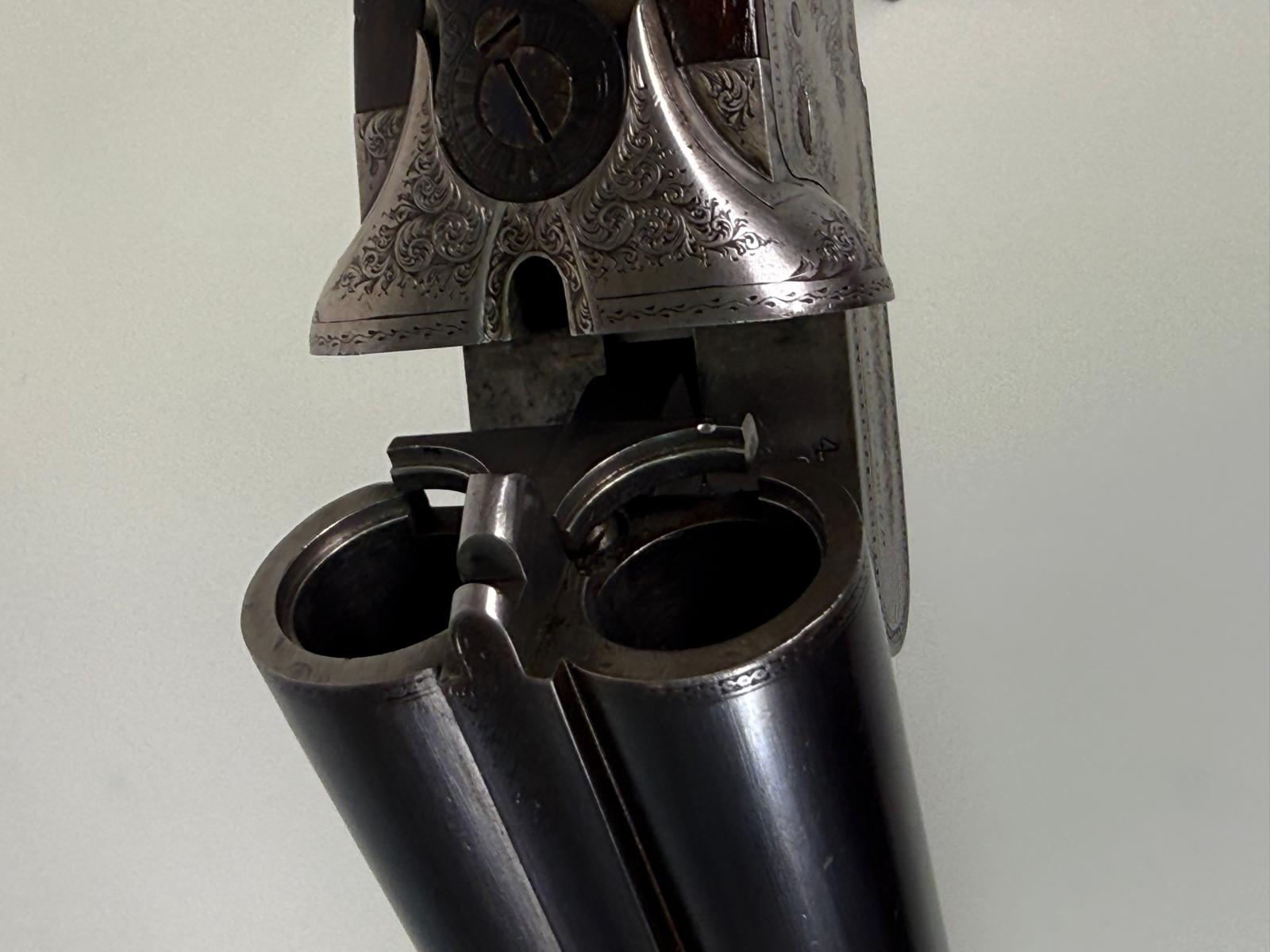 Army & Navy C.S.L. London Doppelflinte 16/65 mit Ejektoren und automatischer Sicherung - Rarität