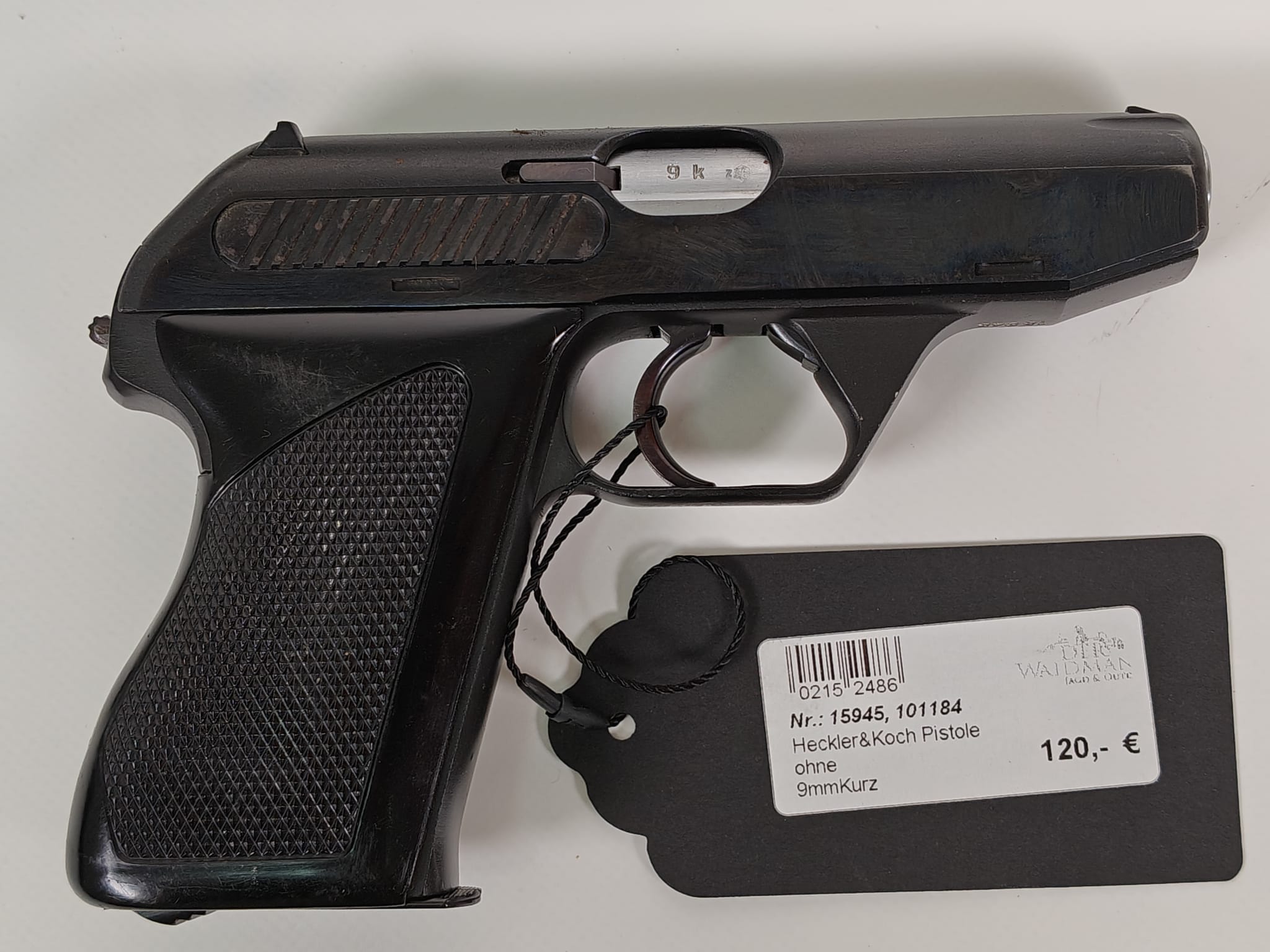 Heckler & Koch Mod. HK4 9mm kurz inkl. .22lr Wechsellauf