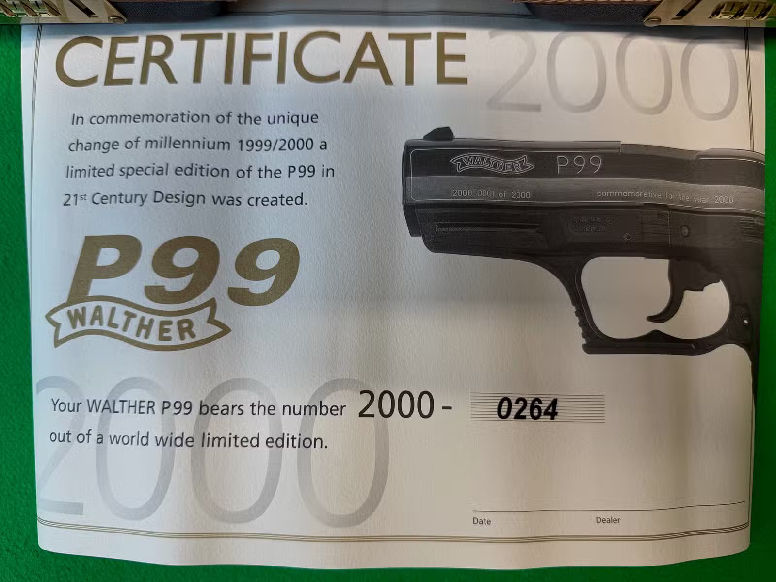 P99 Millennium Edition 1 von 2000