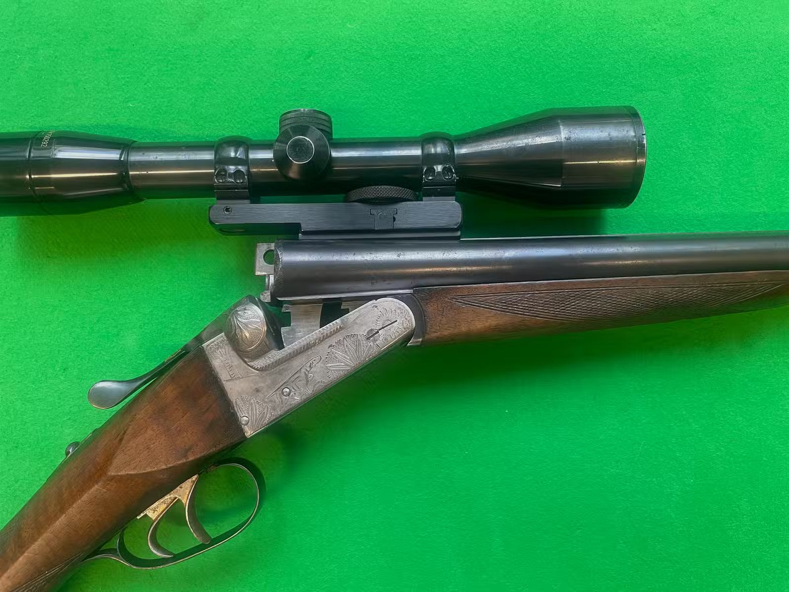 Doppelflinte 16/70 mit Zielfernrohr