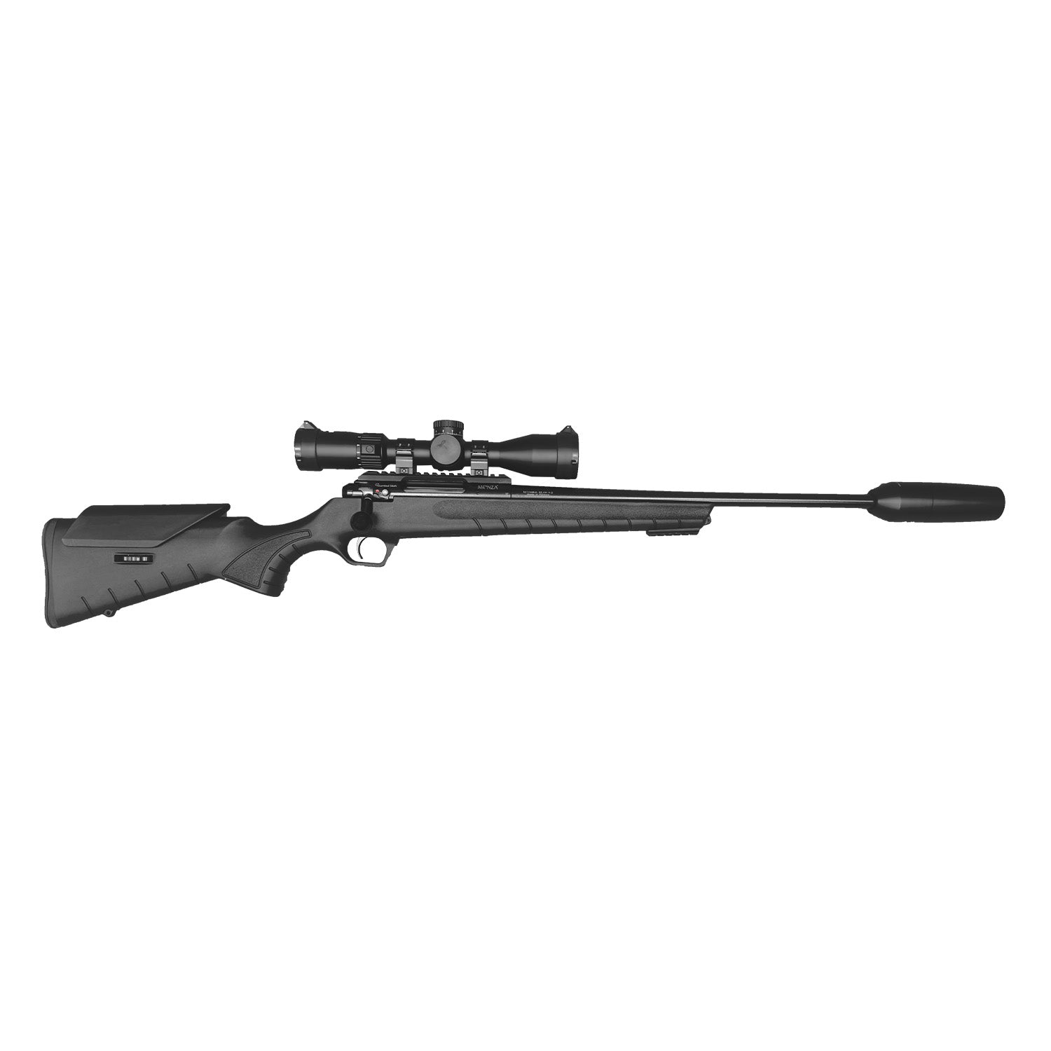 Monza Komplettpaket inkl. AKAH 2-12x44 LA und Schalldämpfer