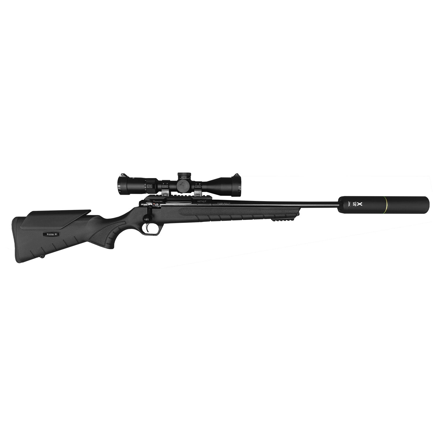 Monza Komplettpaket inkl. AKAH 2-12x44 LA und Schalldämpfer