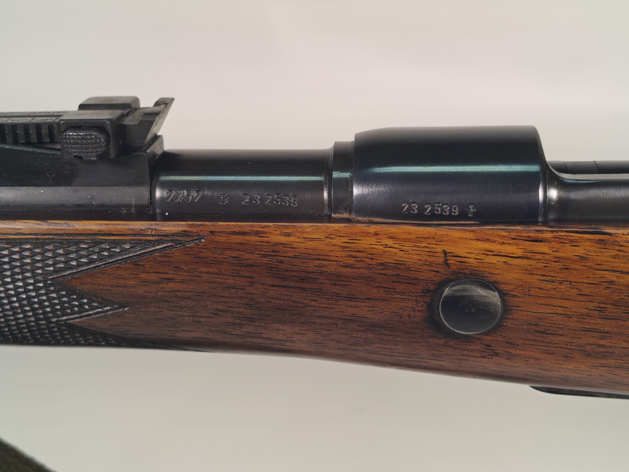 Mauser K98 Stutzen 7x57 mit Stufenlauf