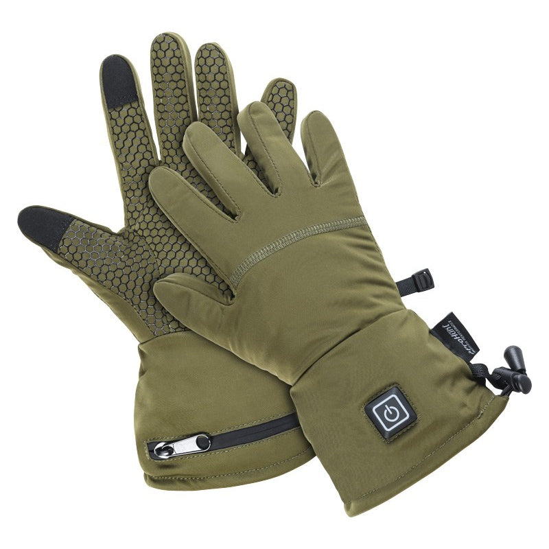Beheizbare-Handschuhe Khaki