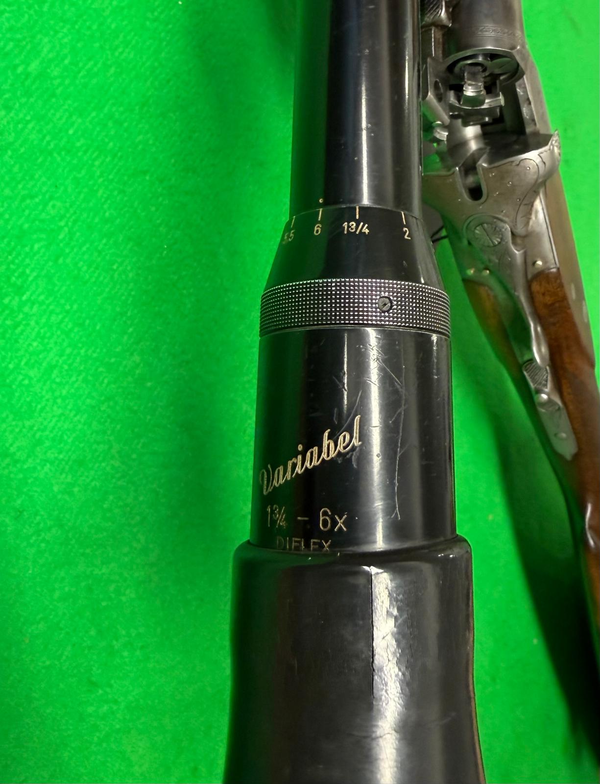 Sauer & Sohn Drilling Links 7x57R, 16/70, .22Mag mit ZF 1,75-6x35