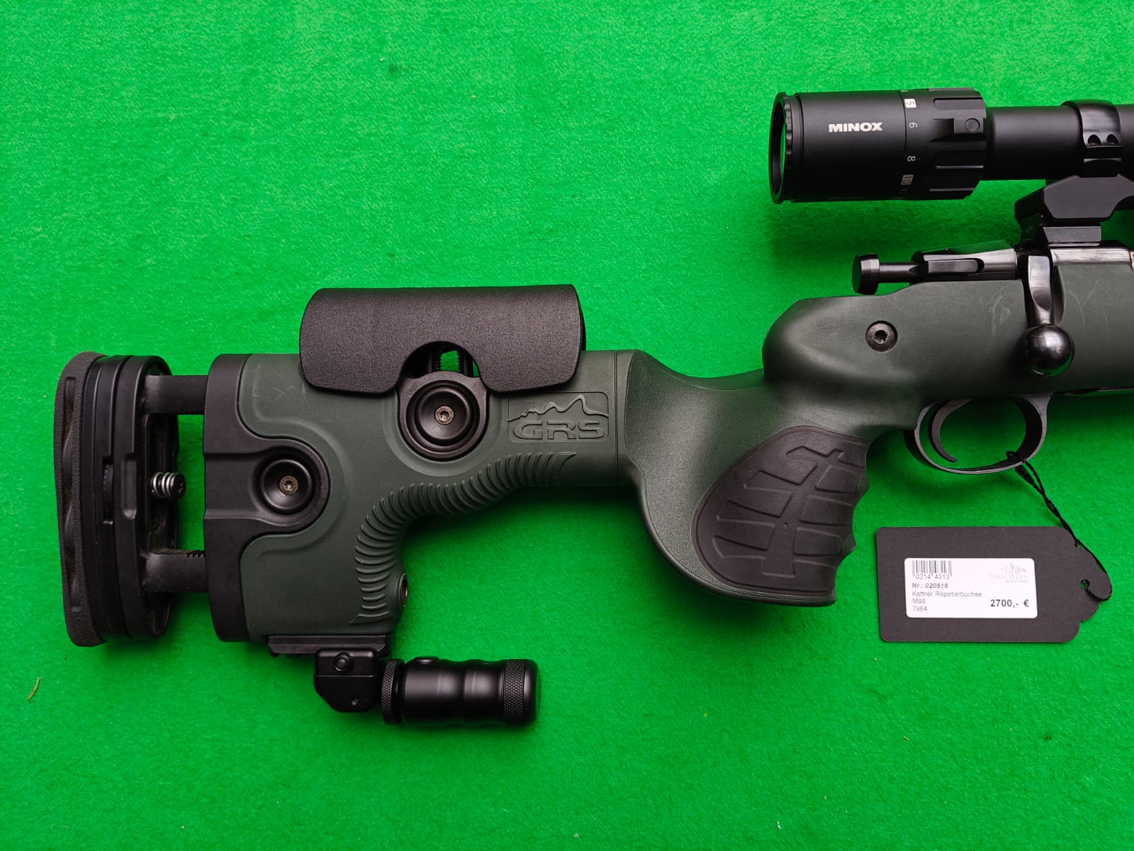 M98 7x64 inkl. Zielfernrohr & Schalldämpfer