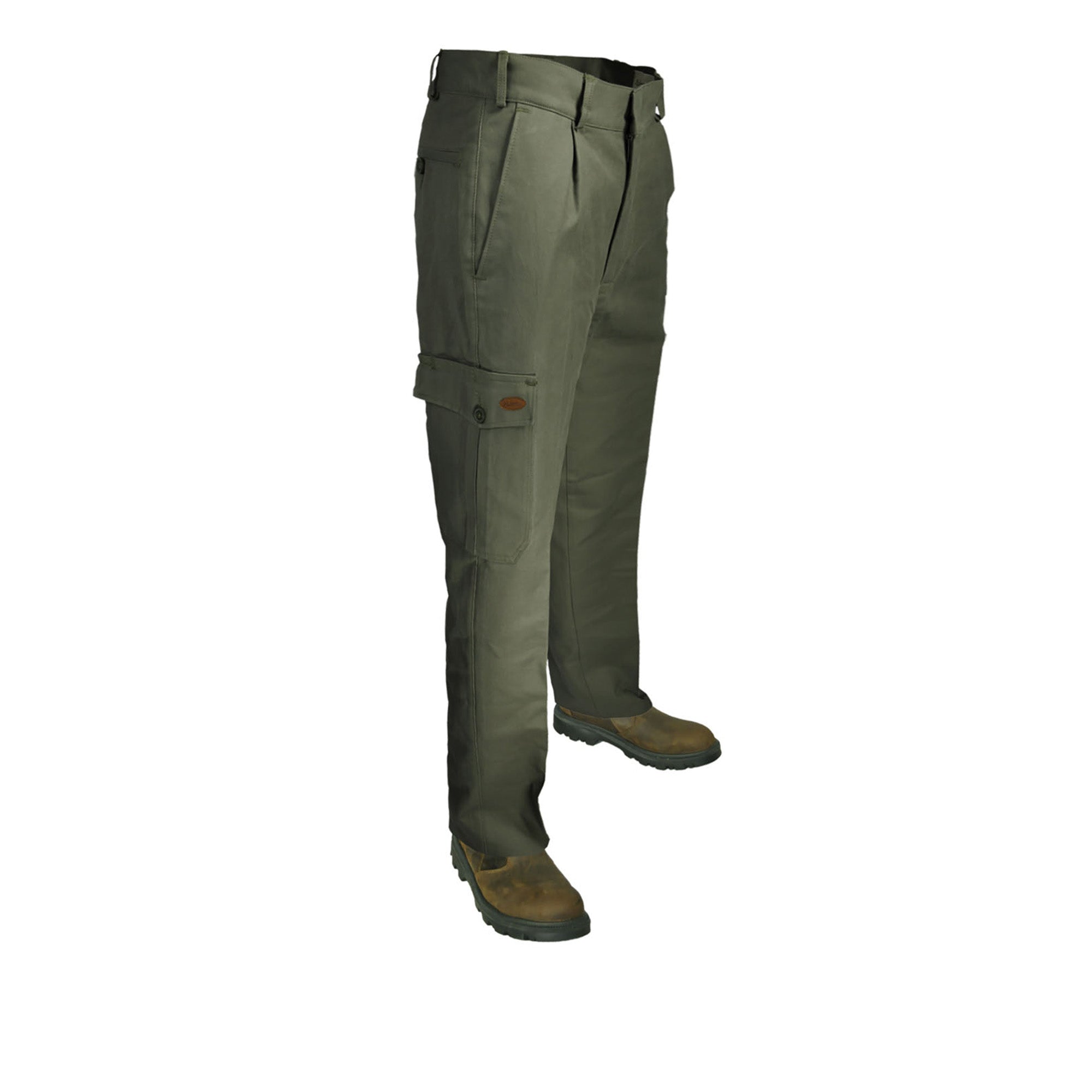 Moleskin Hose mit Beintasche