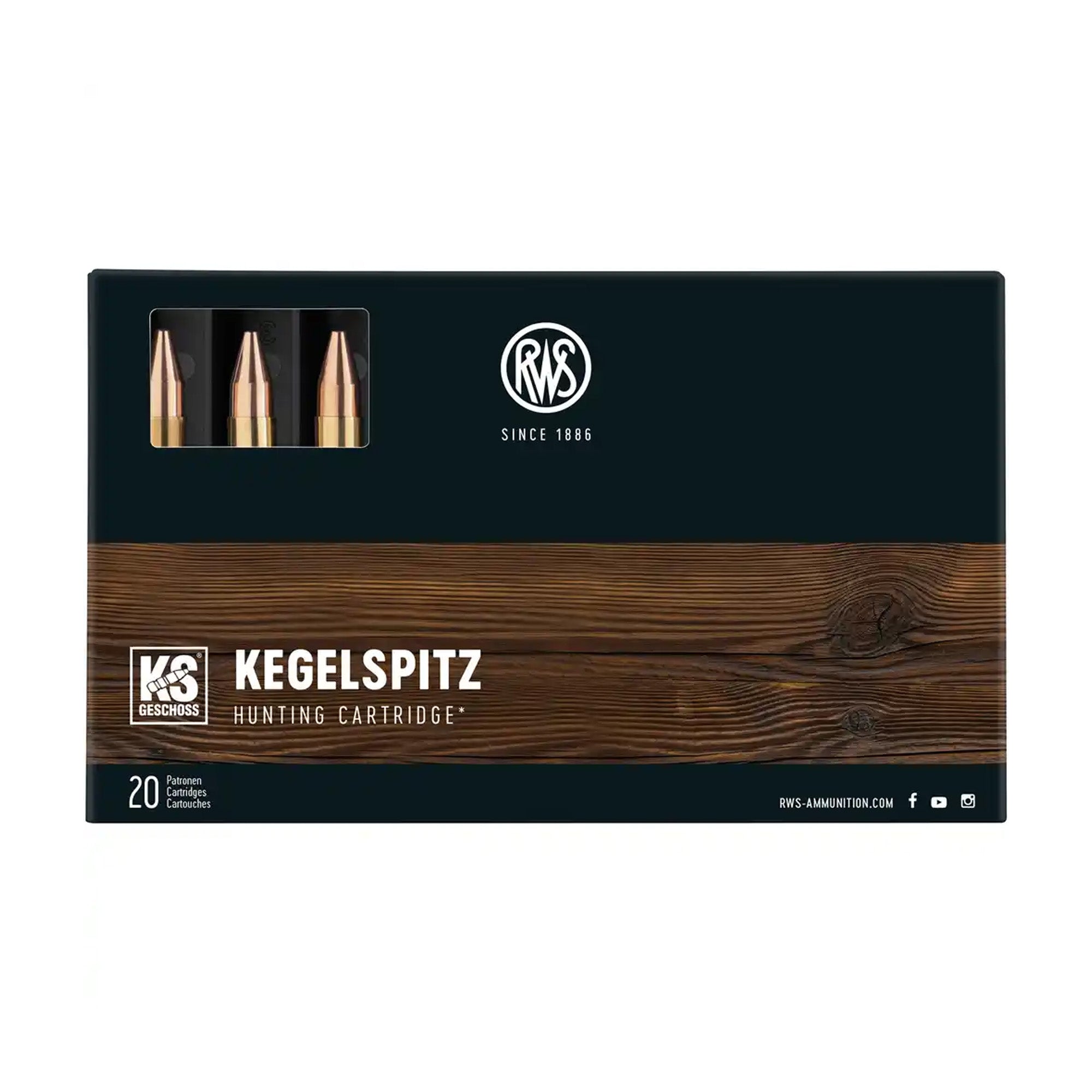 .30-06 Spr. Kegelspitz 9,7g/150grs. Kugelpatronen