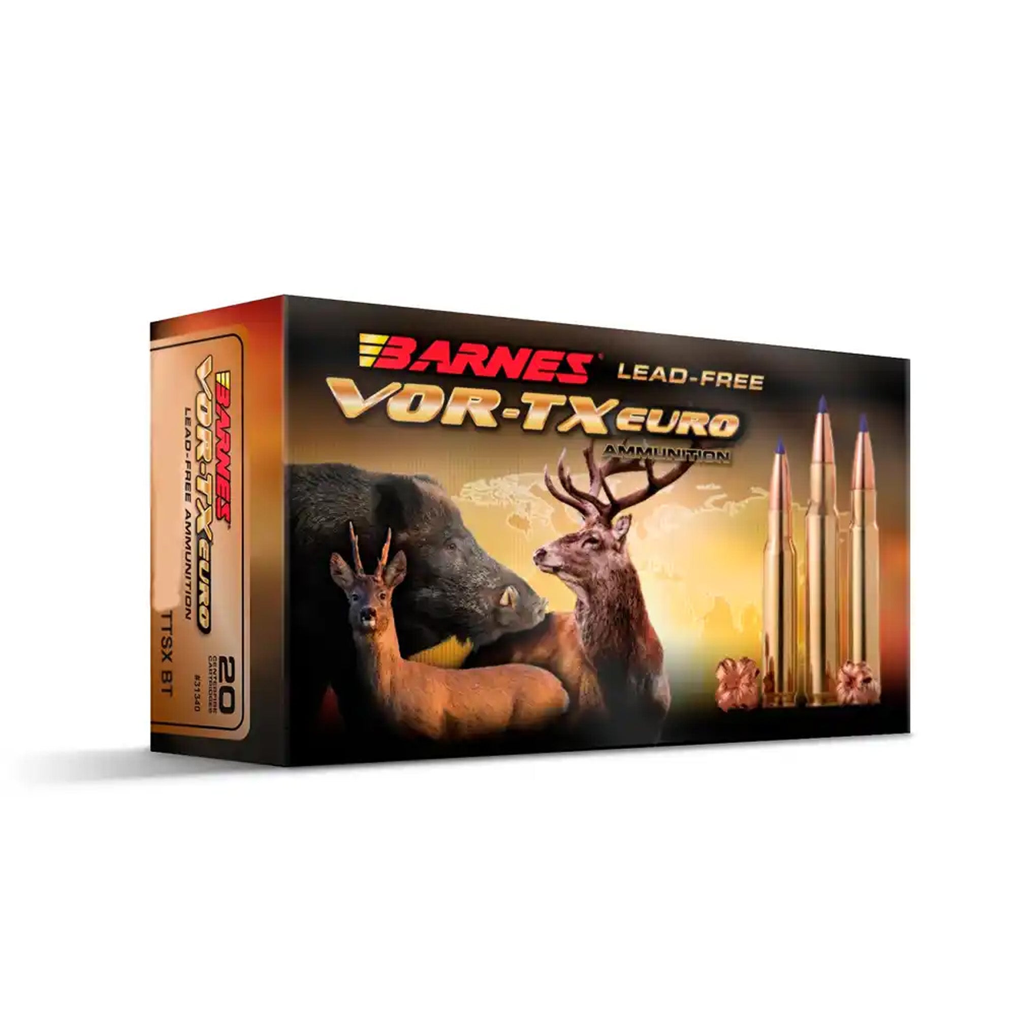 .30-06 Spr. Vor-TX International TTSX 9,8g/150grs. Kugelpatronen