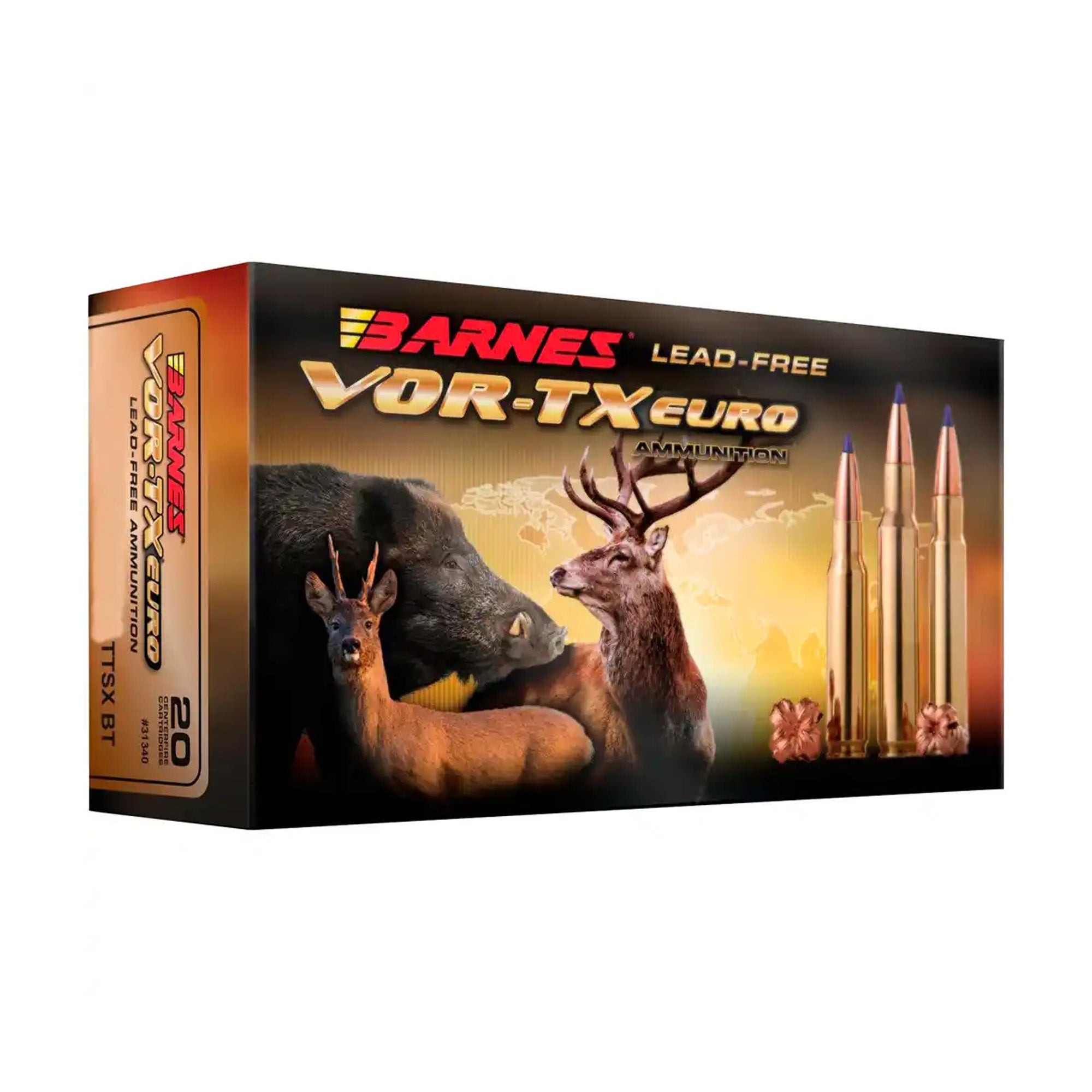 .308 Win. Vor-TX EURO TTSX 9,7g/150grs. Kugelpatronen