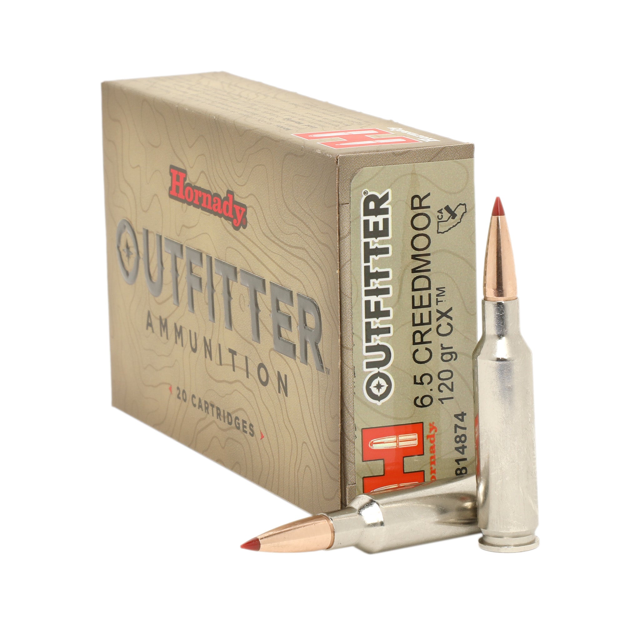 6,5 Creedmoor Outfitter CX 7,8g/120grs. Kugelpatronen