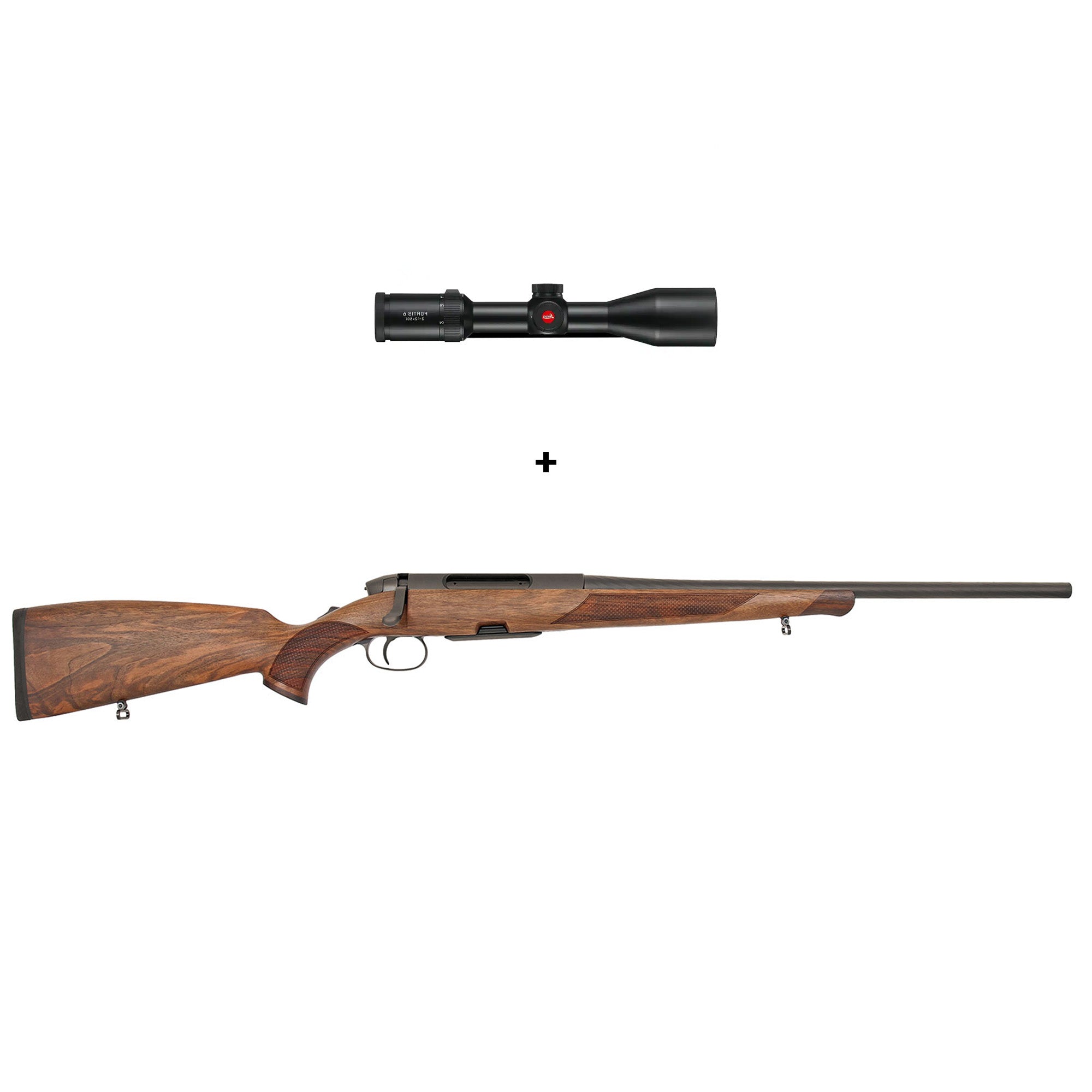 Komplettpaket SM12 SX links Repetierbüchse mit Leica Fortis 6/2-12x50i