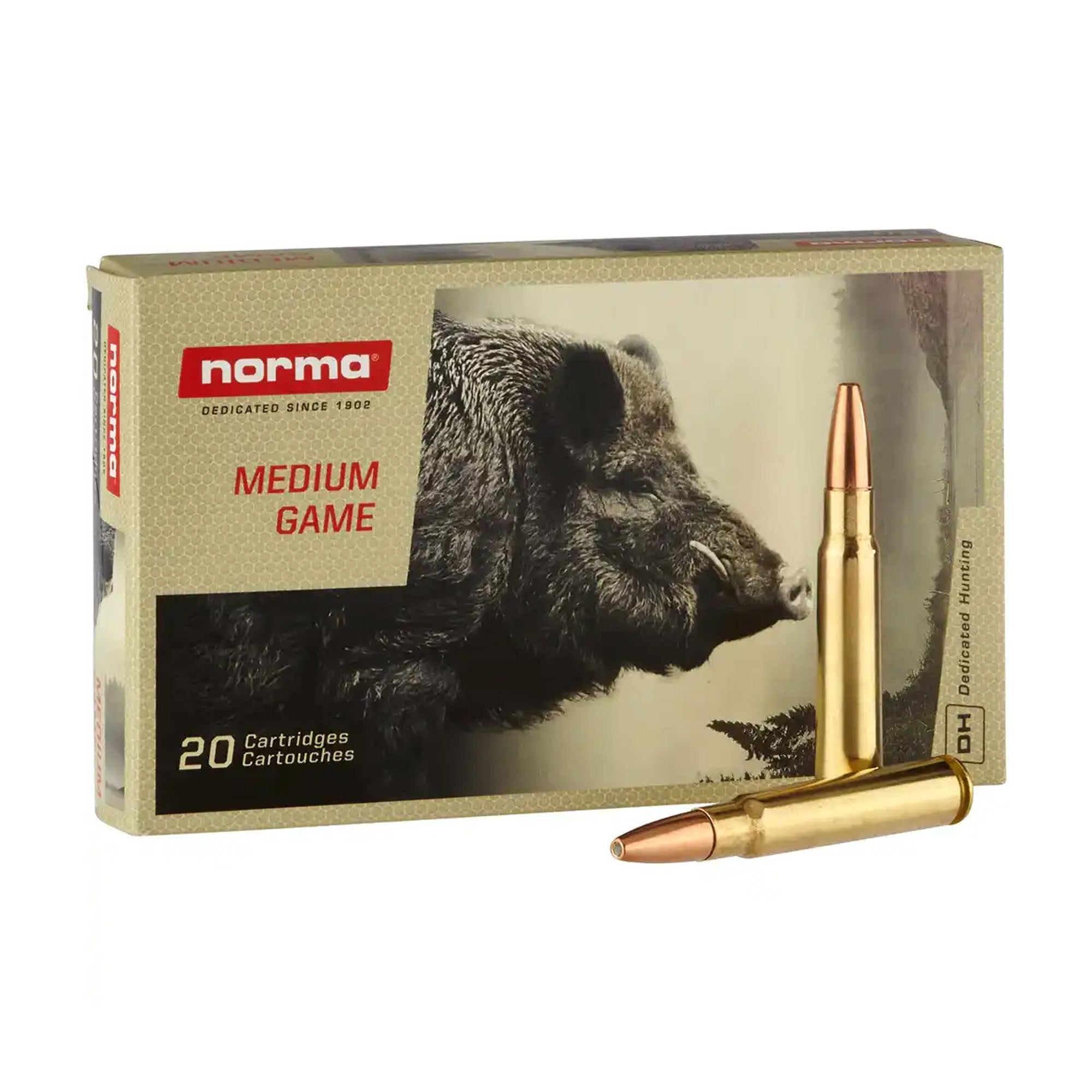8x57 IS Vulkan 12,7g/196grs. Kugelpatronen