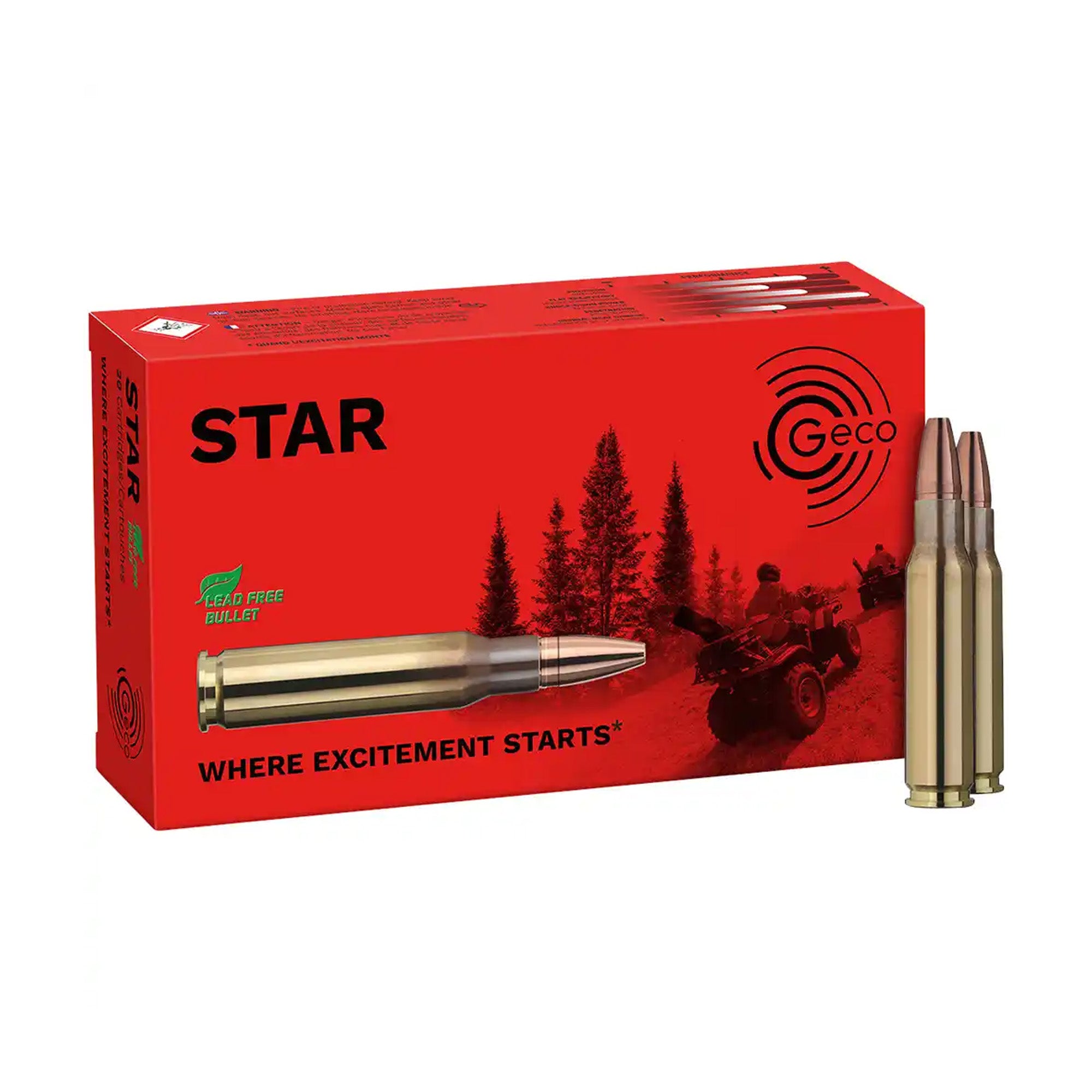 .308 Win. Star 10,7g/165grs. Kugelpatronen