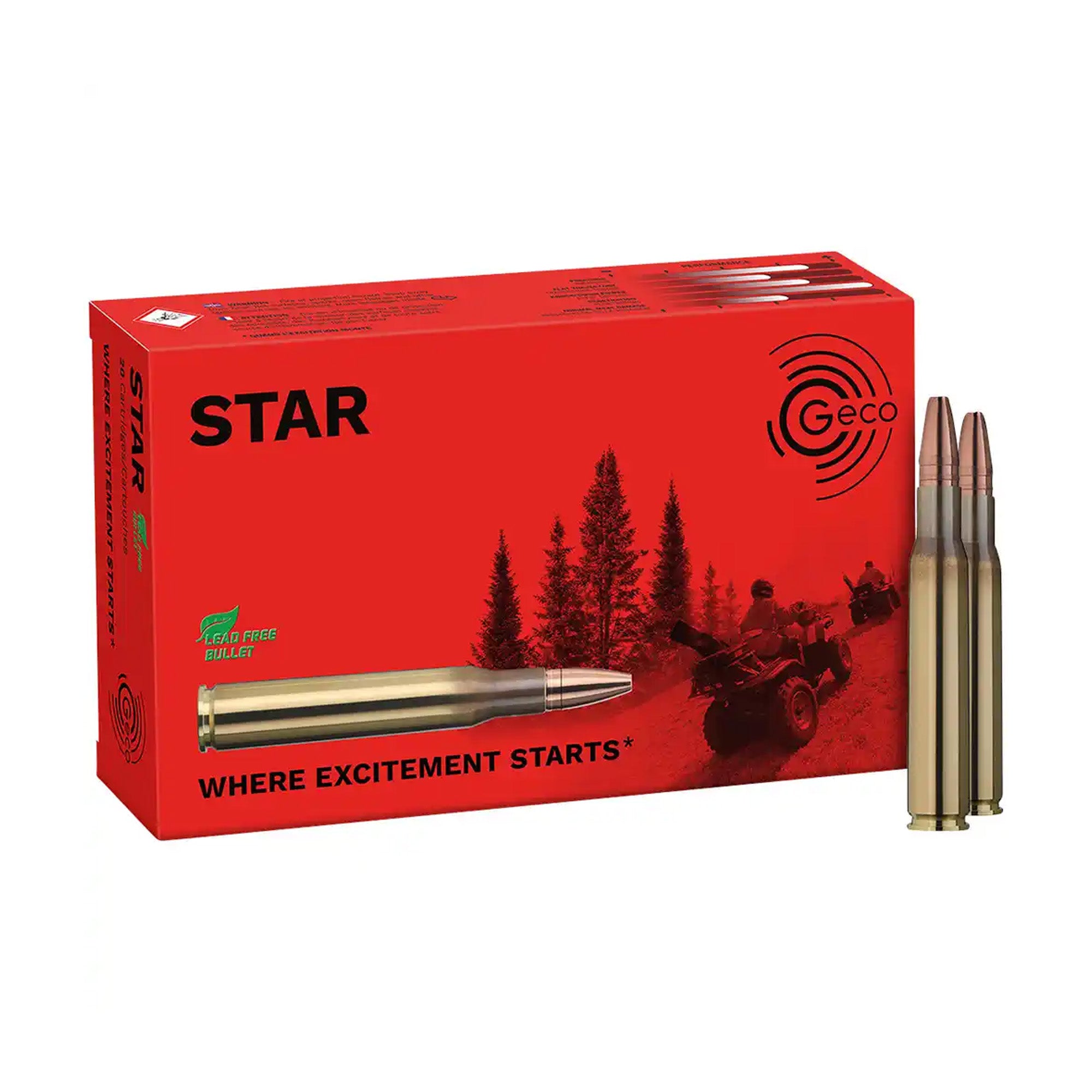 .30-06 Spr. Geco Star 10,7g/165grs. Kugelpatronen
