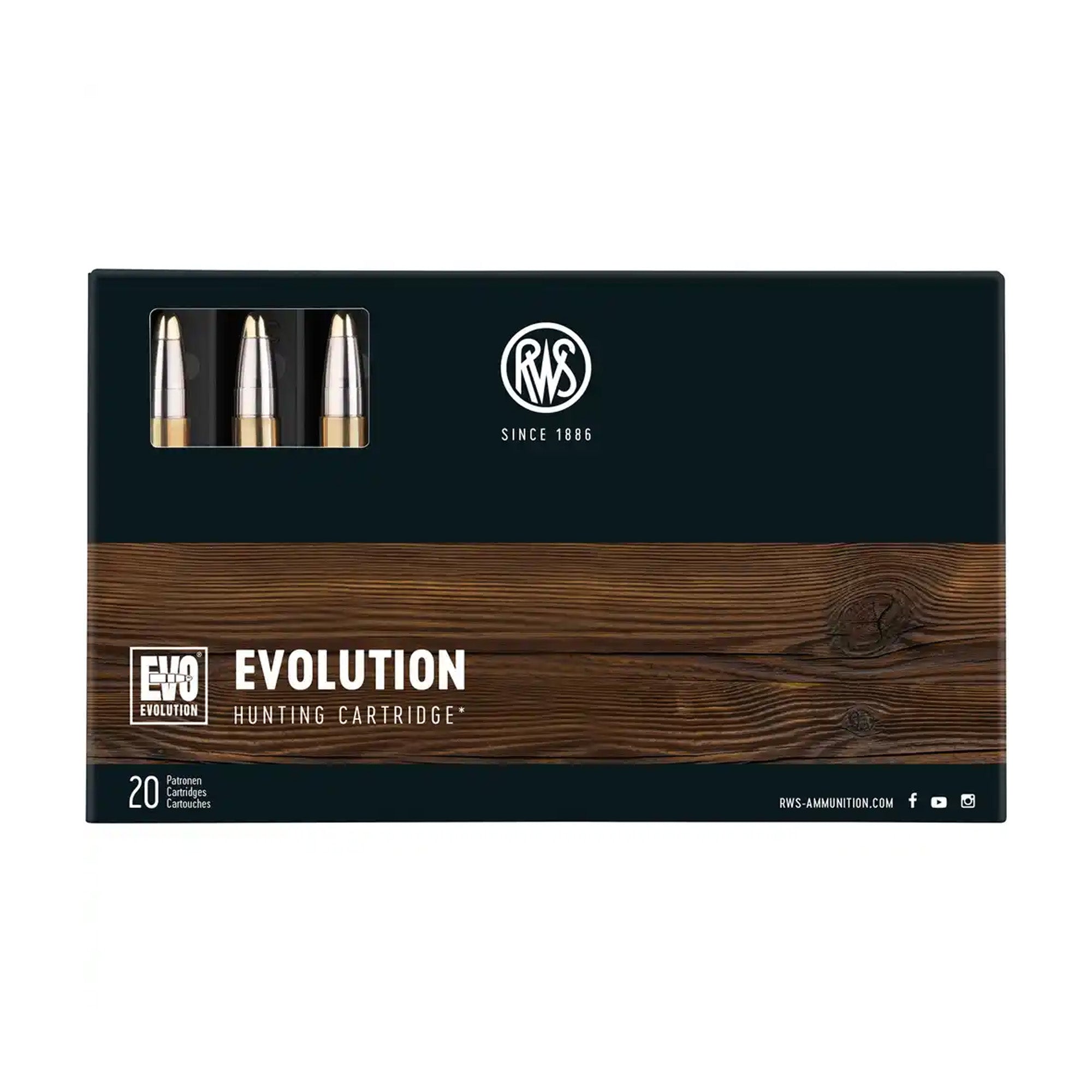 .30-06 Spr. Evolution 11,9g/184grs. Kugelpatronen