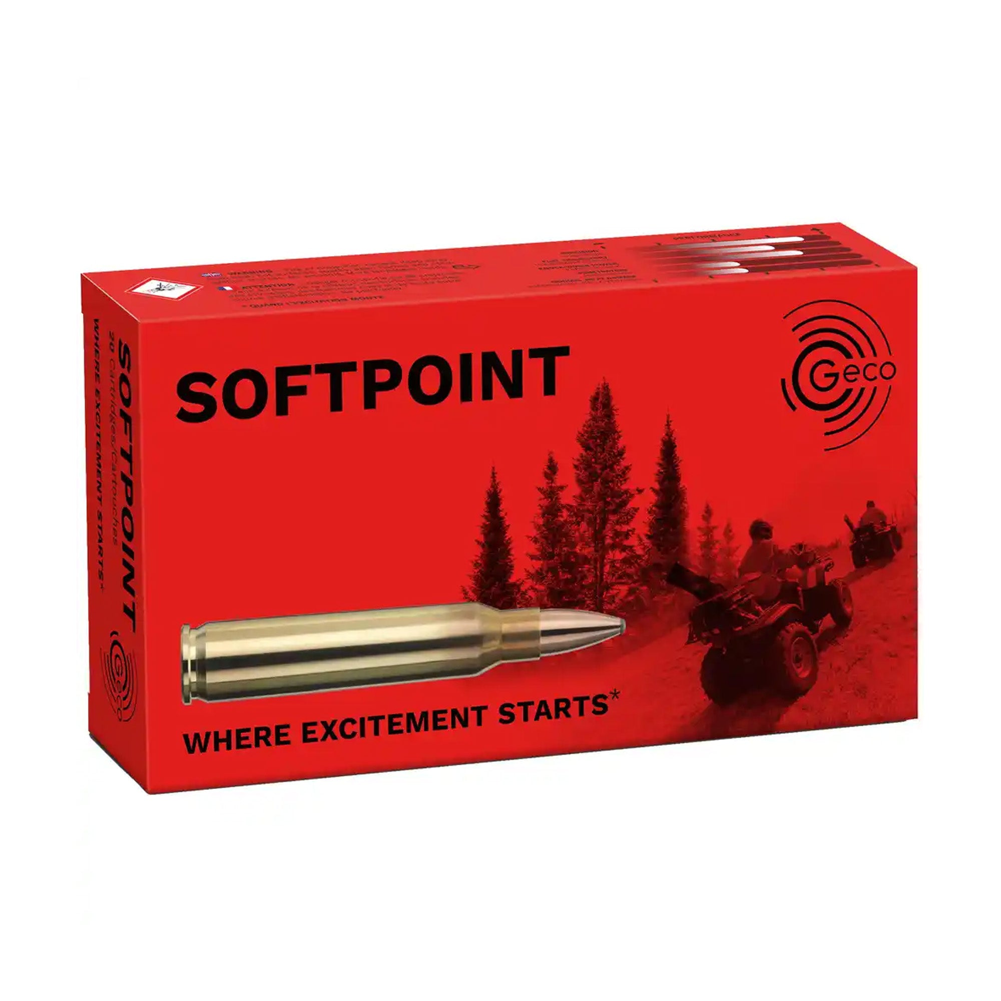 .223 Rem. Softpoint Teilmantel 3,4g/53grs. Kugelpatronen