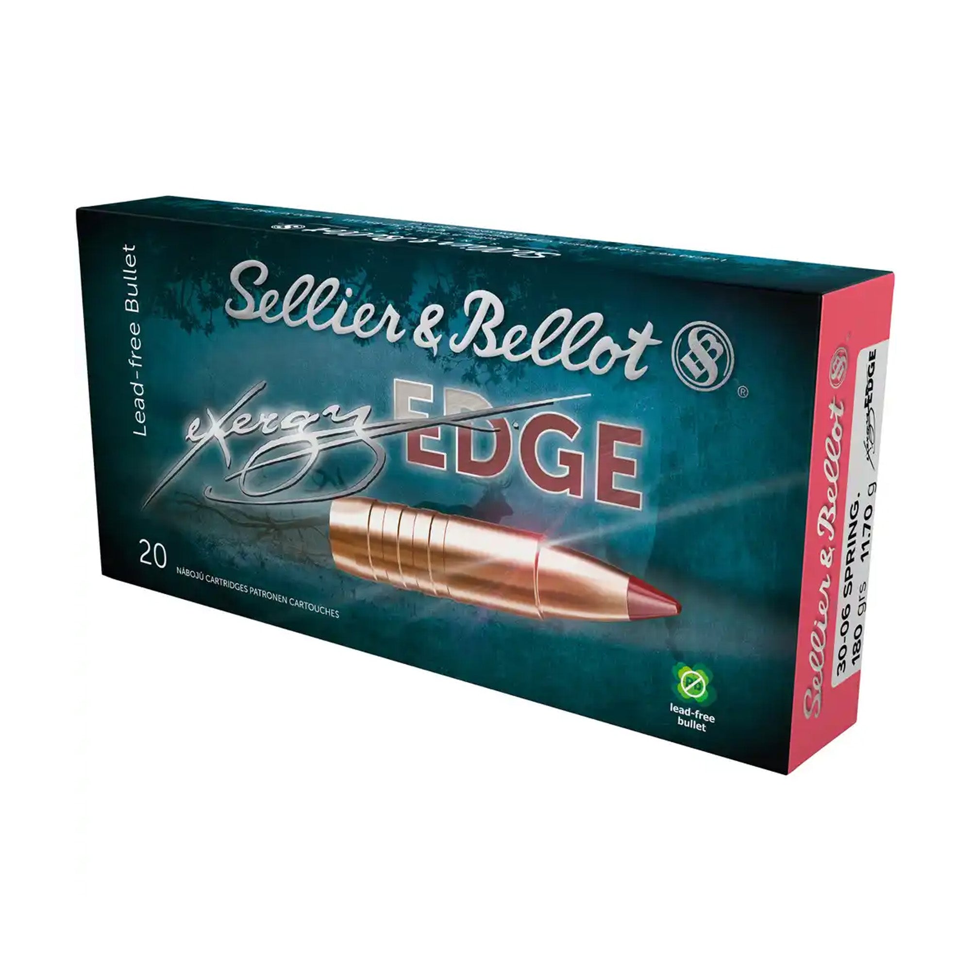 .30-06 Spr. eXergy EDGE 11,7g/180grs. Kugelpatronen