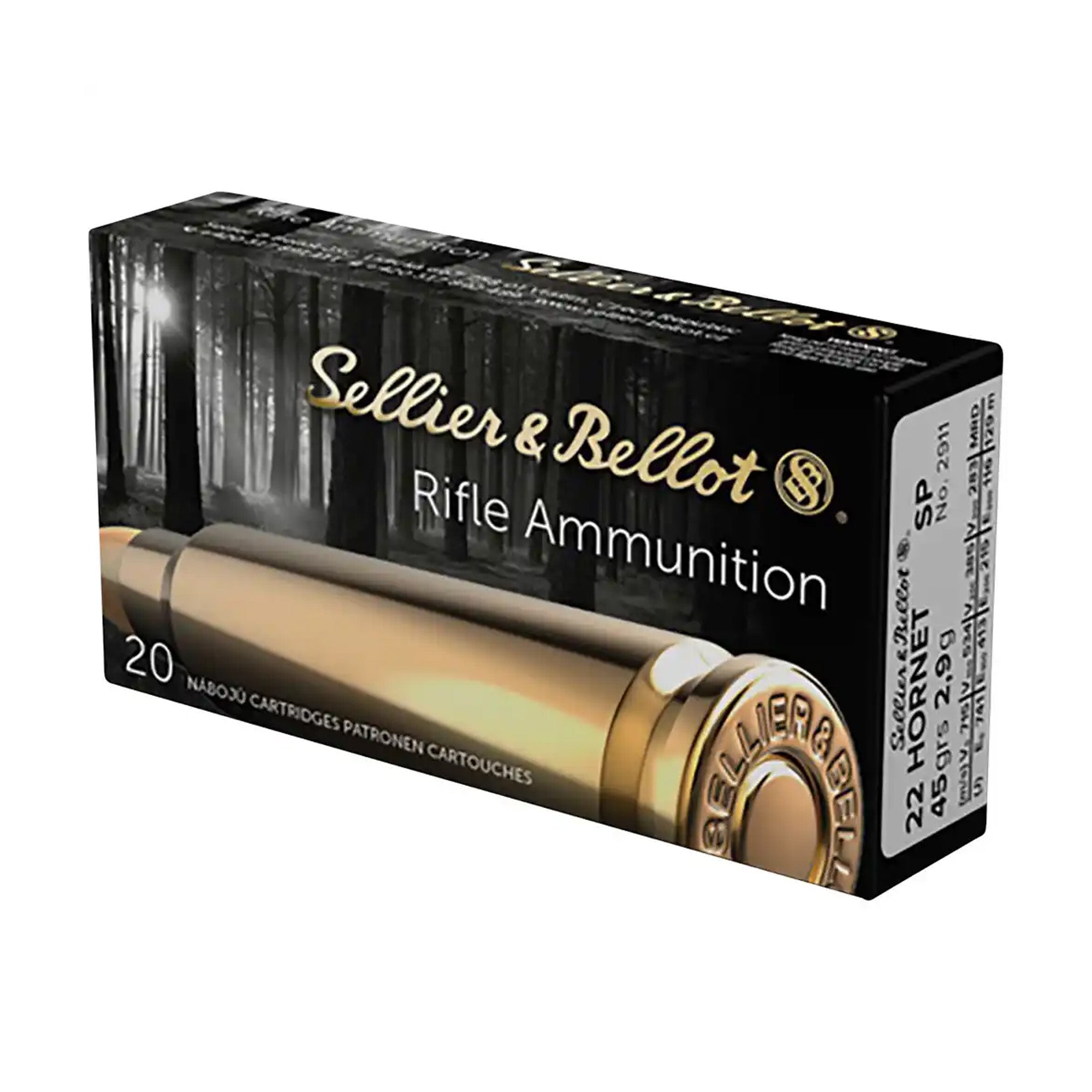 .22 Hornet Teilmantel 2,9g/45grs. Kugelpatronen