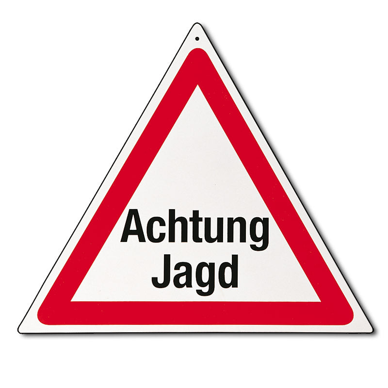*Achtung Jagd* Warndreieck