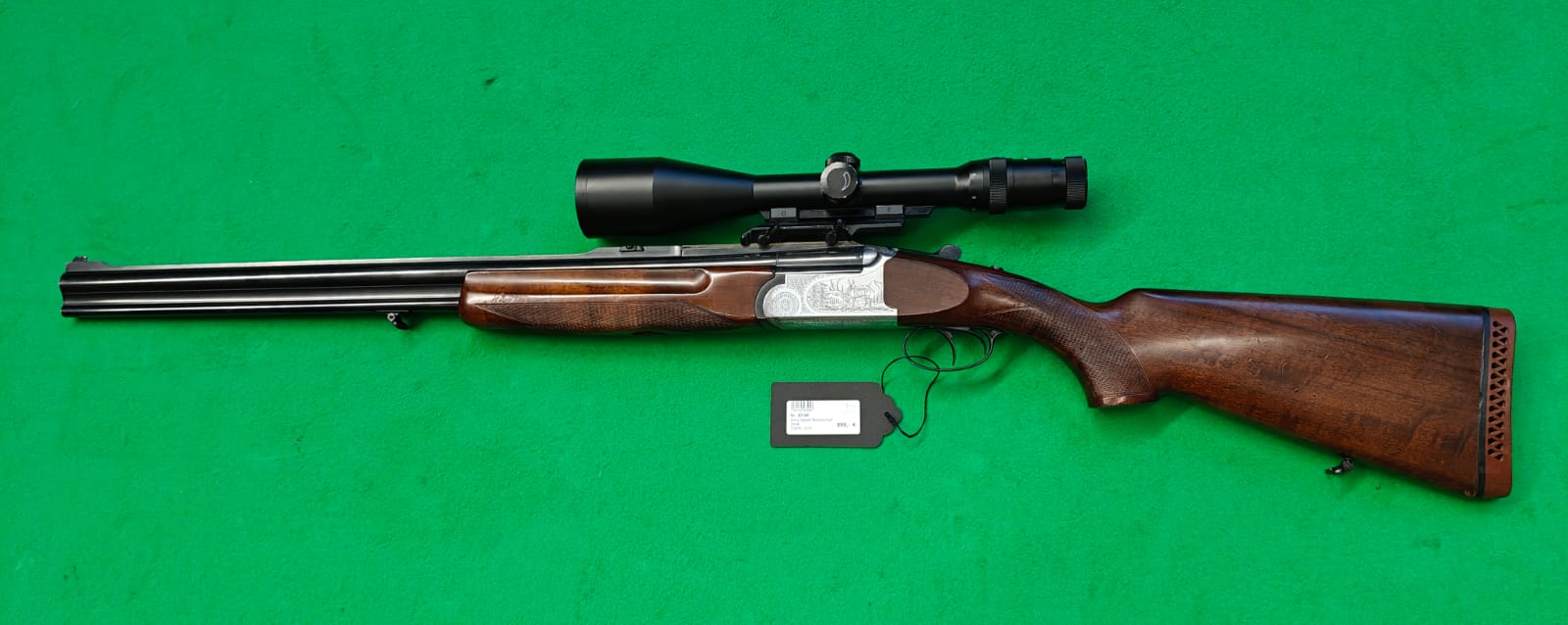 Bockbüchsflinte mit Zielfernrohr