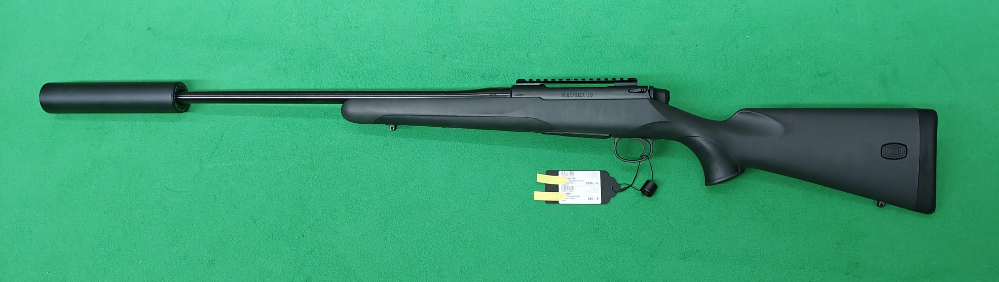 M18 .308Win inkl. Jaki Schalldämpfer & Picatinnyschiene