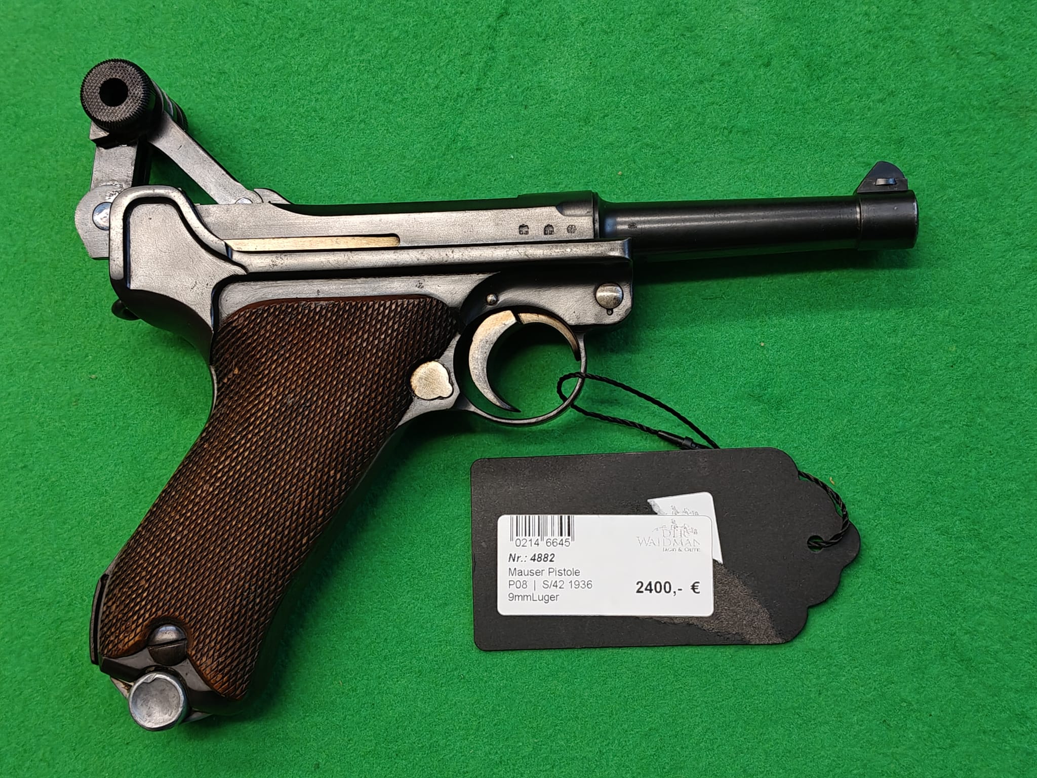 Mauser P08 S/42 1936