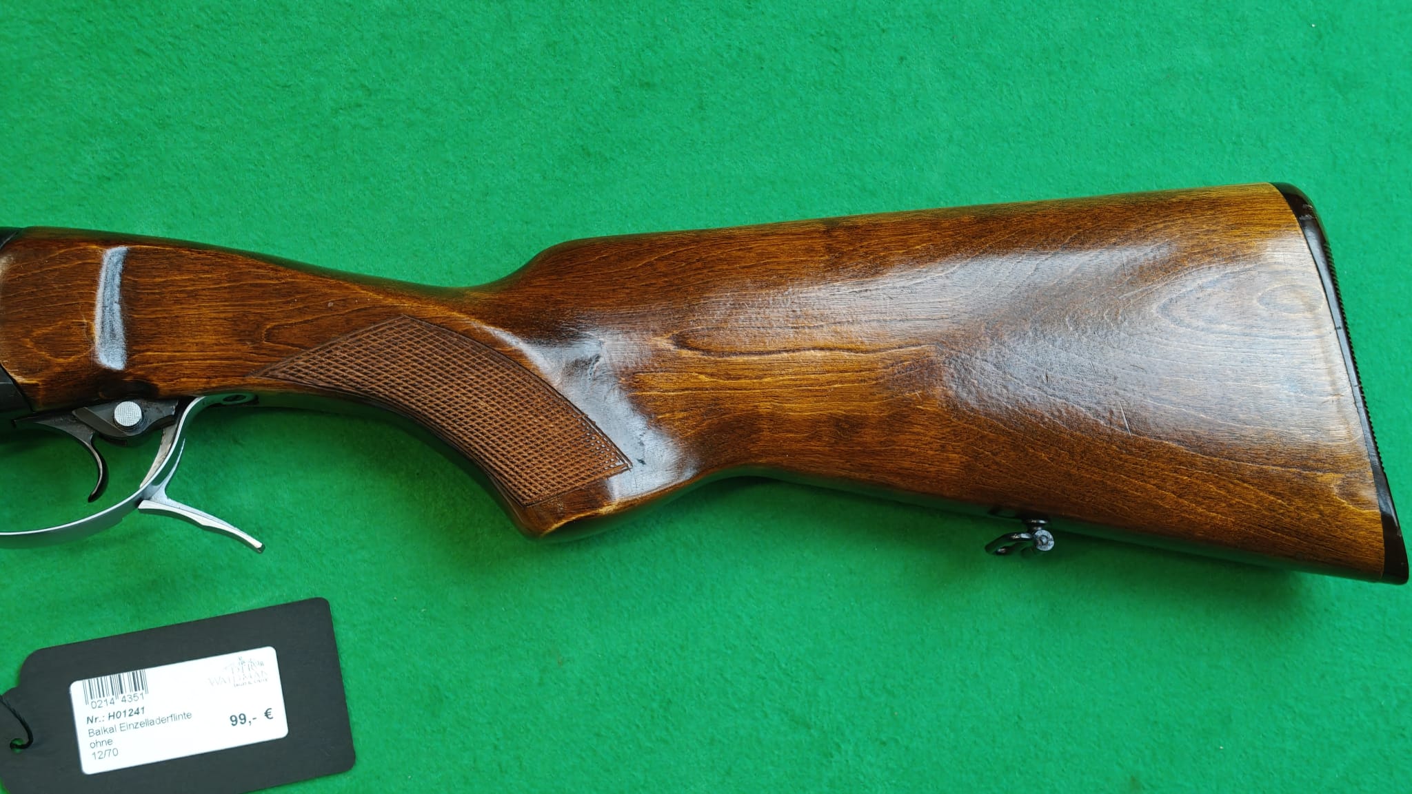 IJ17-M 12/70 Einzelladerflinte Handspanner